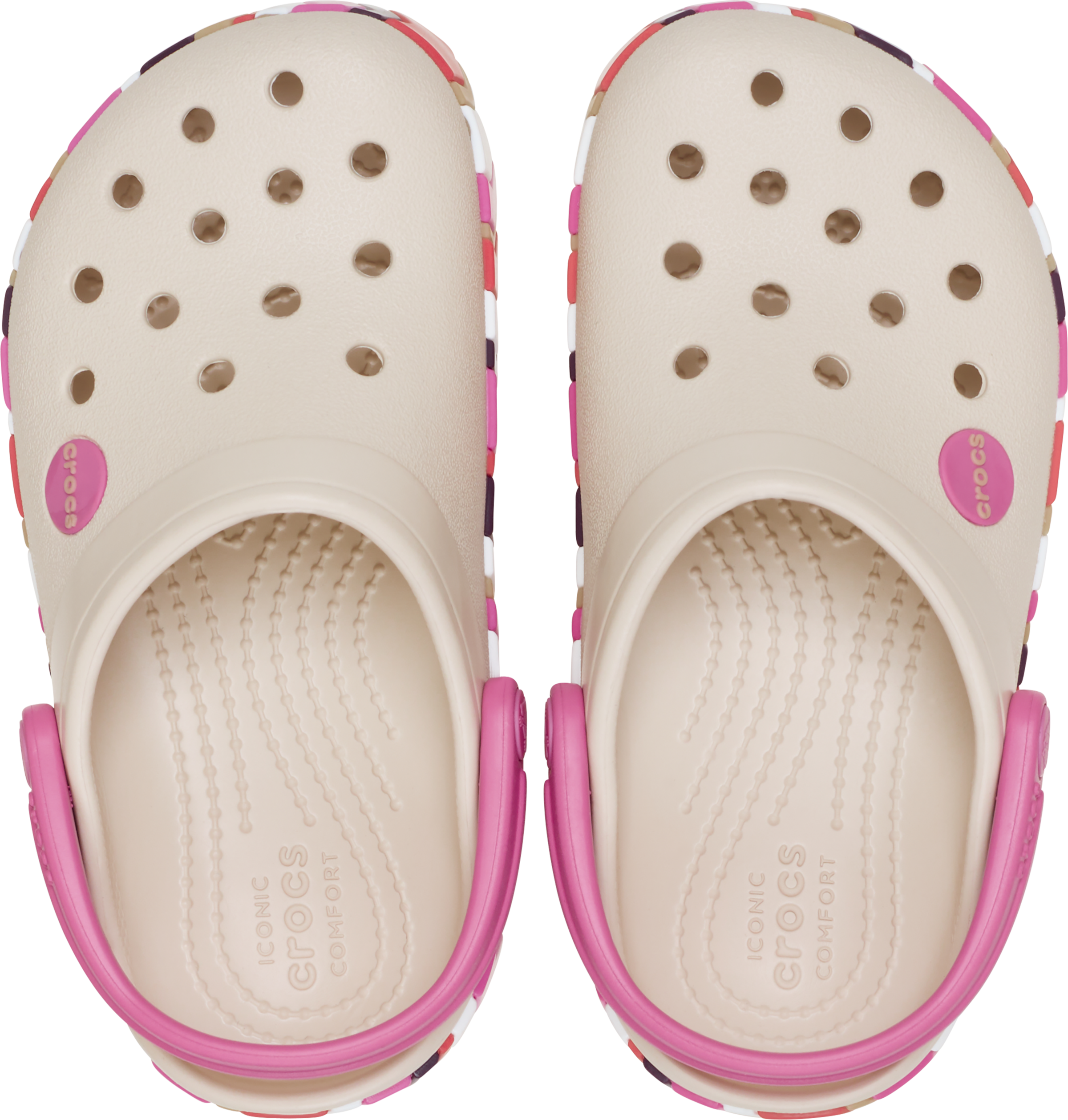 Crocs Clog »Crocband Chevron Band Clog T«  Schlupfschuh, Hausschuh mit schwenkbarem Fersenriemen