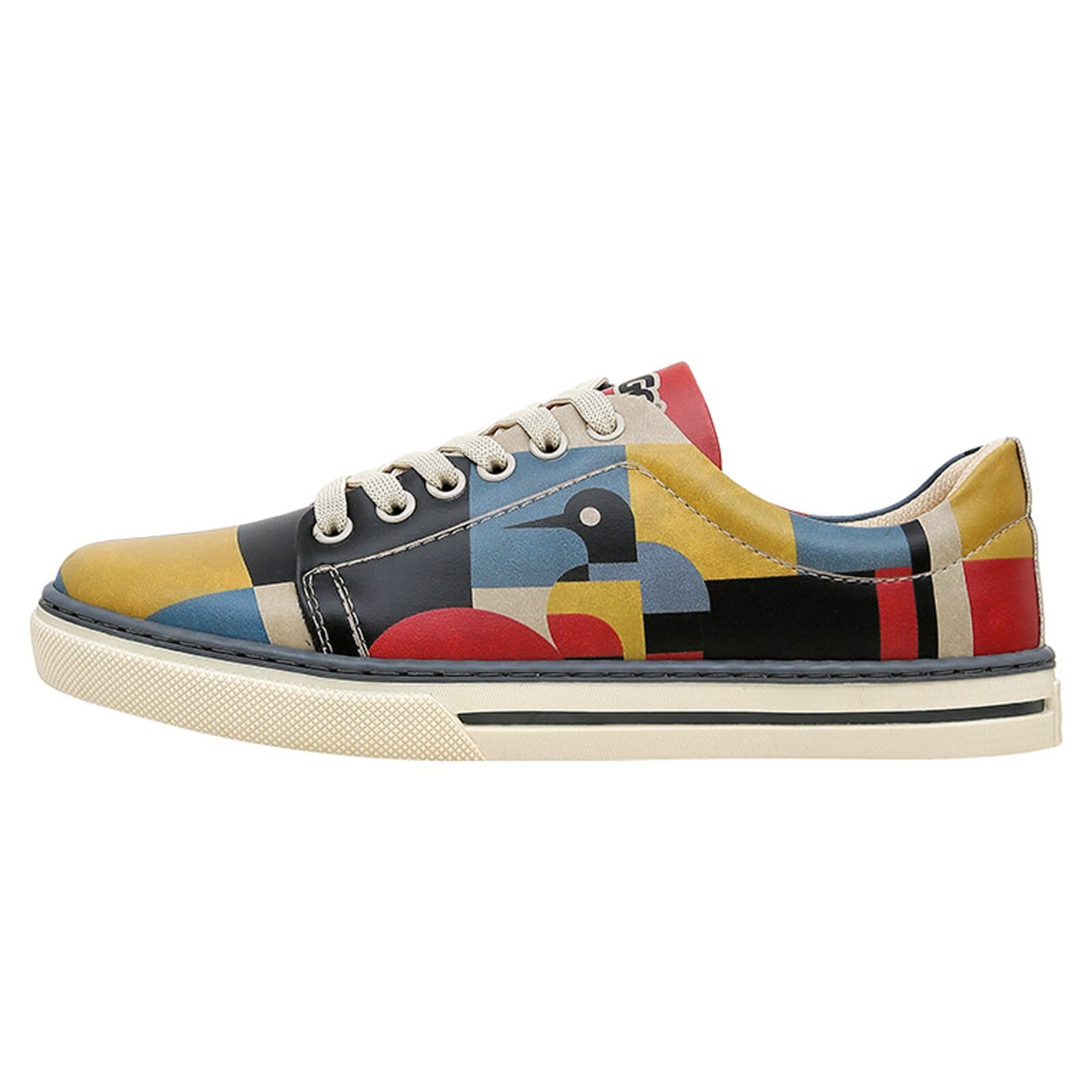 DOGO "Classic Schnürsneaker Bauhaus Birdie Damen Sneaker" Handgefertigt
