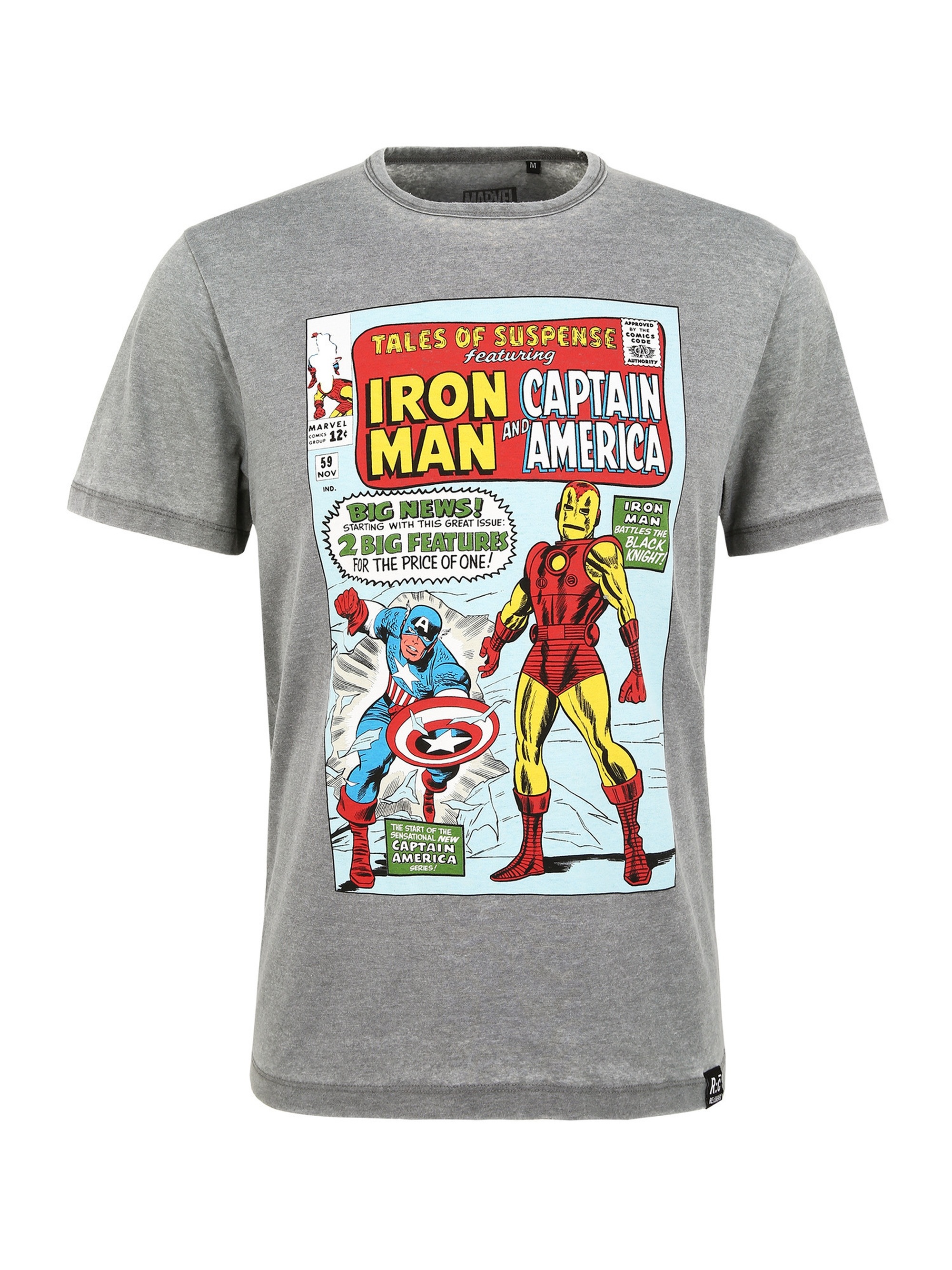 Recovered T-Shirt »Marvel Tales Of Suspense Light Grey«, (1 tlg.), im zeitlosen Design