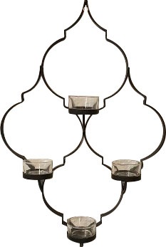Myflair Möbel & Accessoires Wandkerzenhalter, Shabby Chic, Landhaus, schwar günstig online kaufen