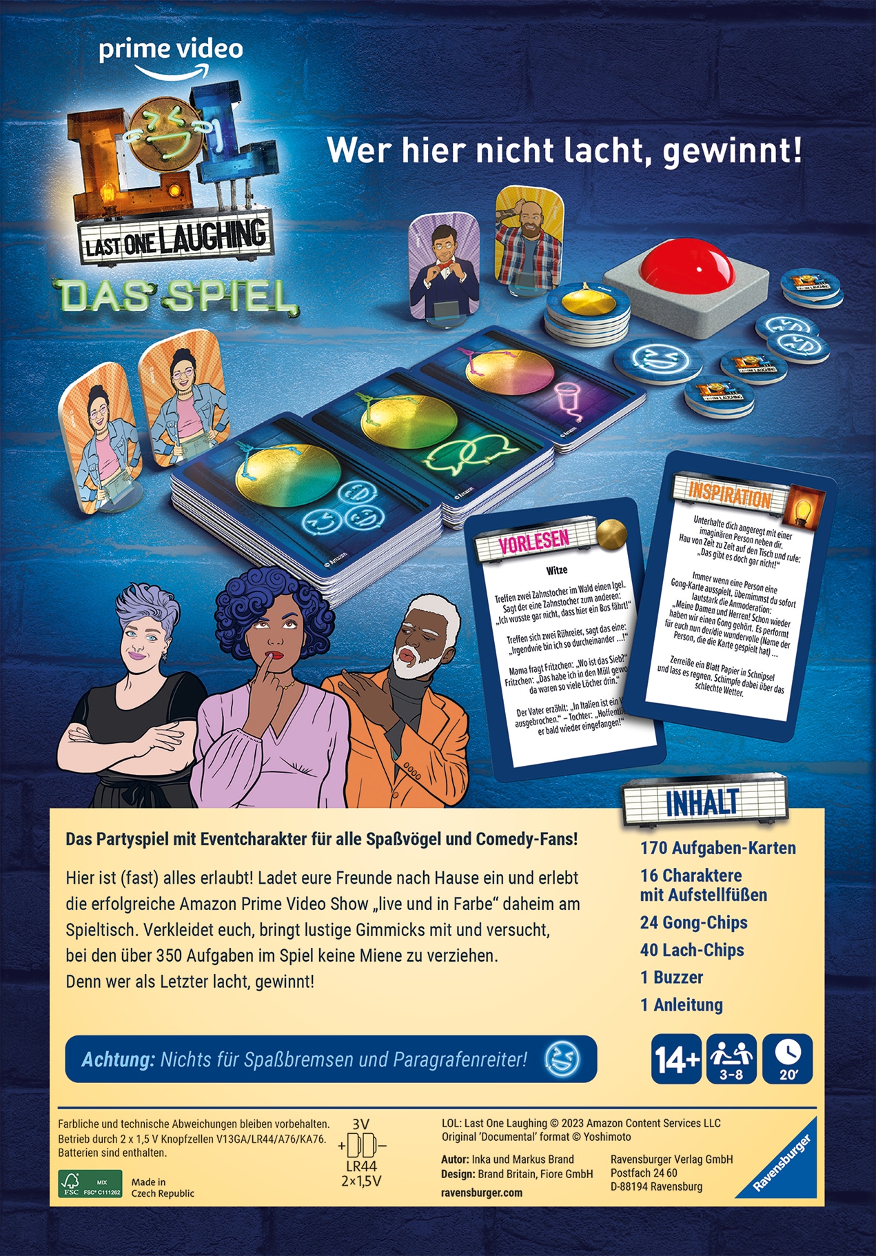 Ravensburger Spiel »Last one Laughing« Made in Europe