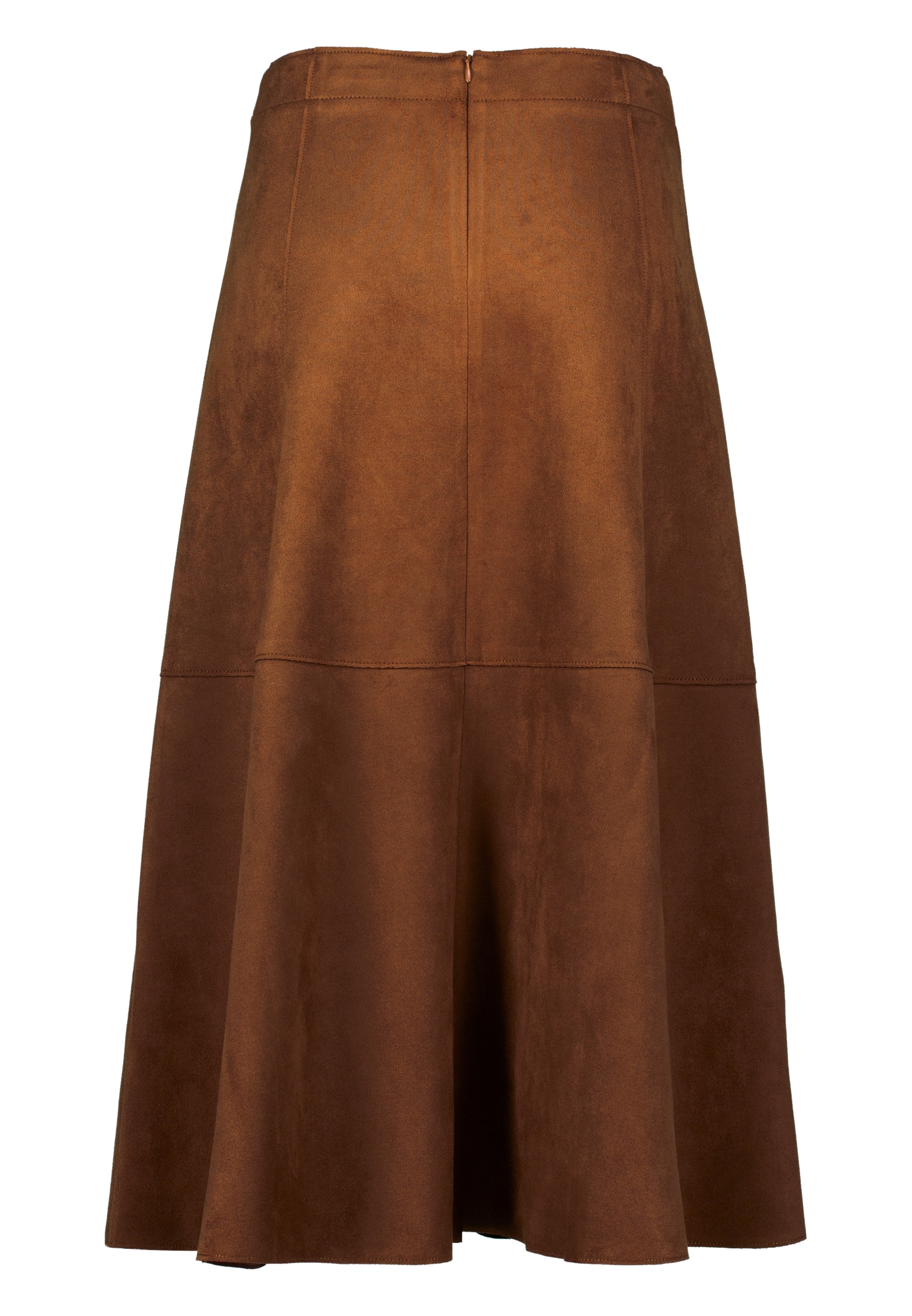 Zero Minirock »Damen in Velourlederoptik« Plain/ohne Details