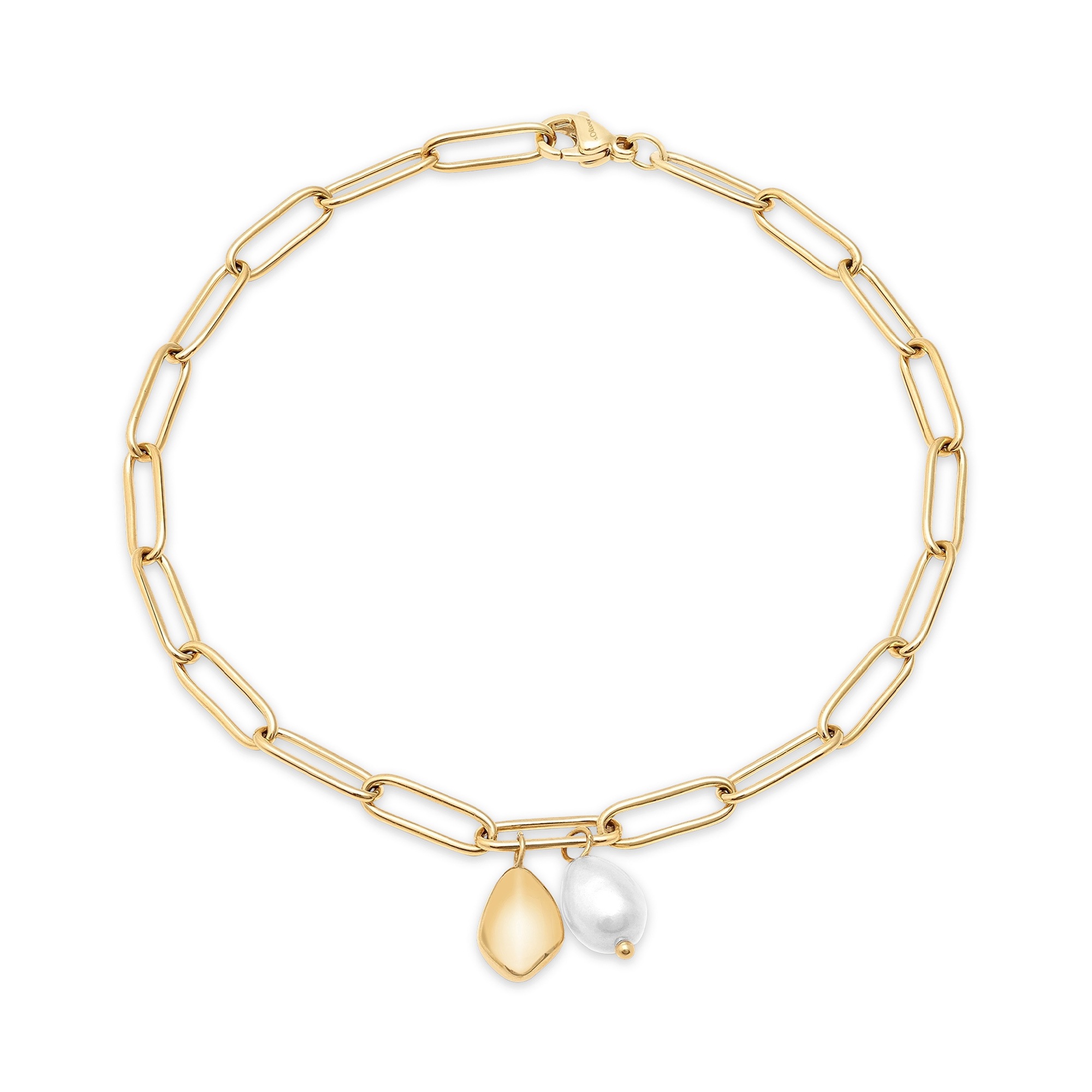 s.Oliver Armband »Tag and Pearl« mit Perle (imitiert)