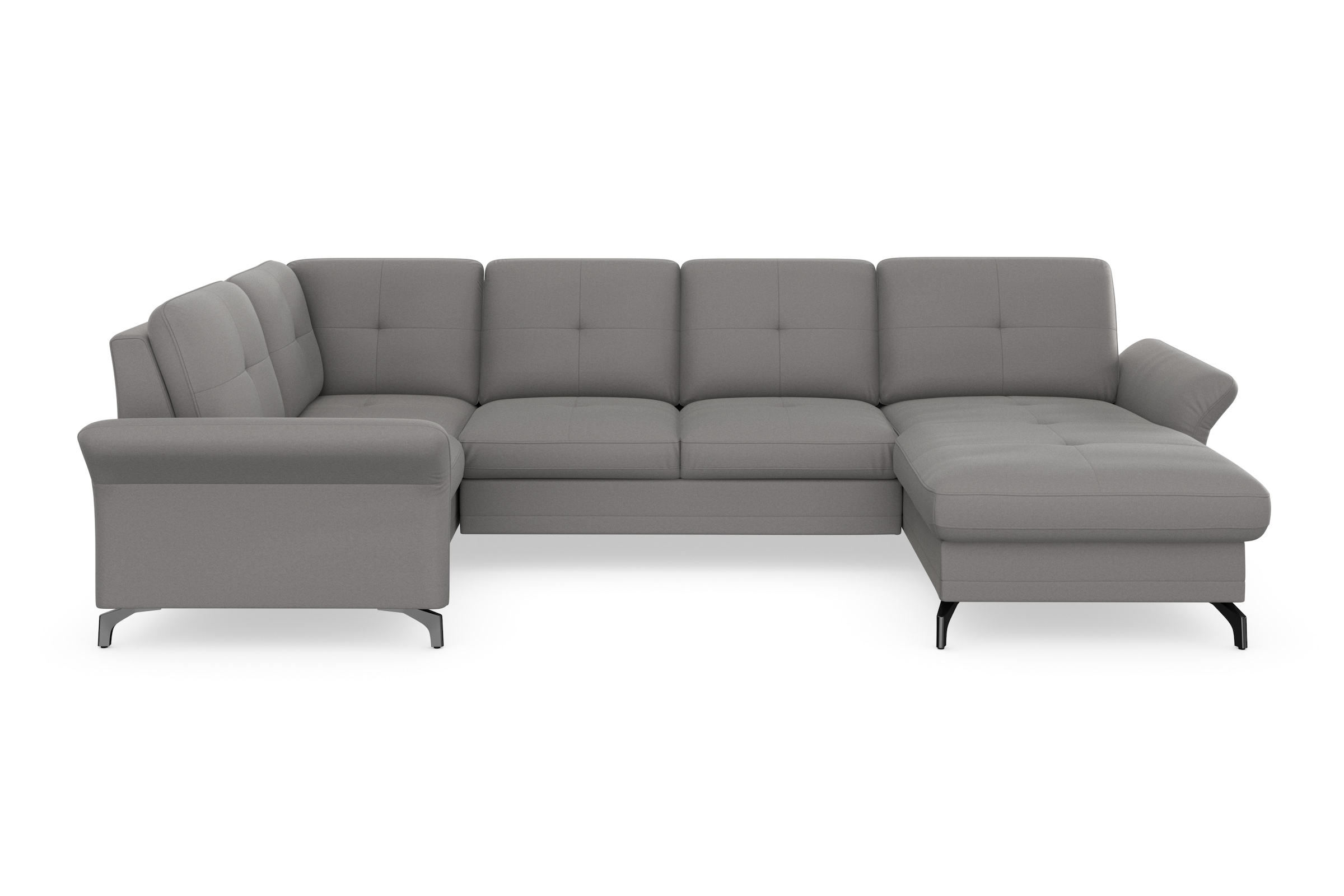 Home affaire Wohnlandschaft "Calando U-Form" wahlweise mit Bettfunktion, Be günstig online kaufen