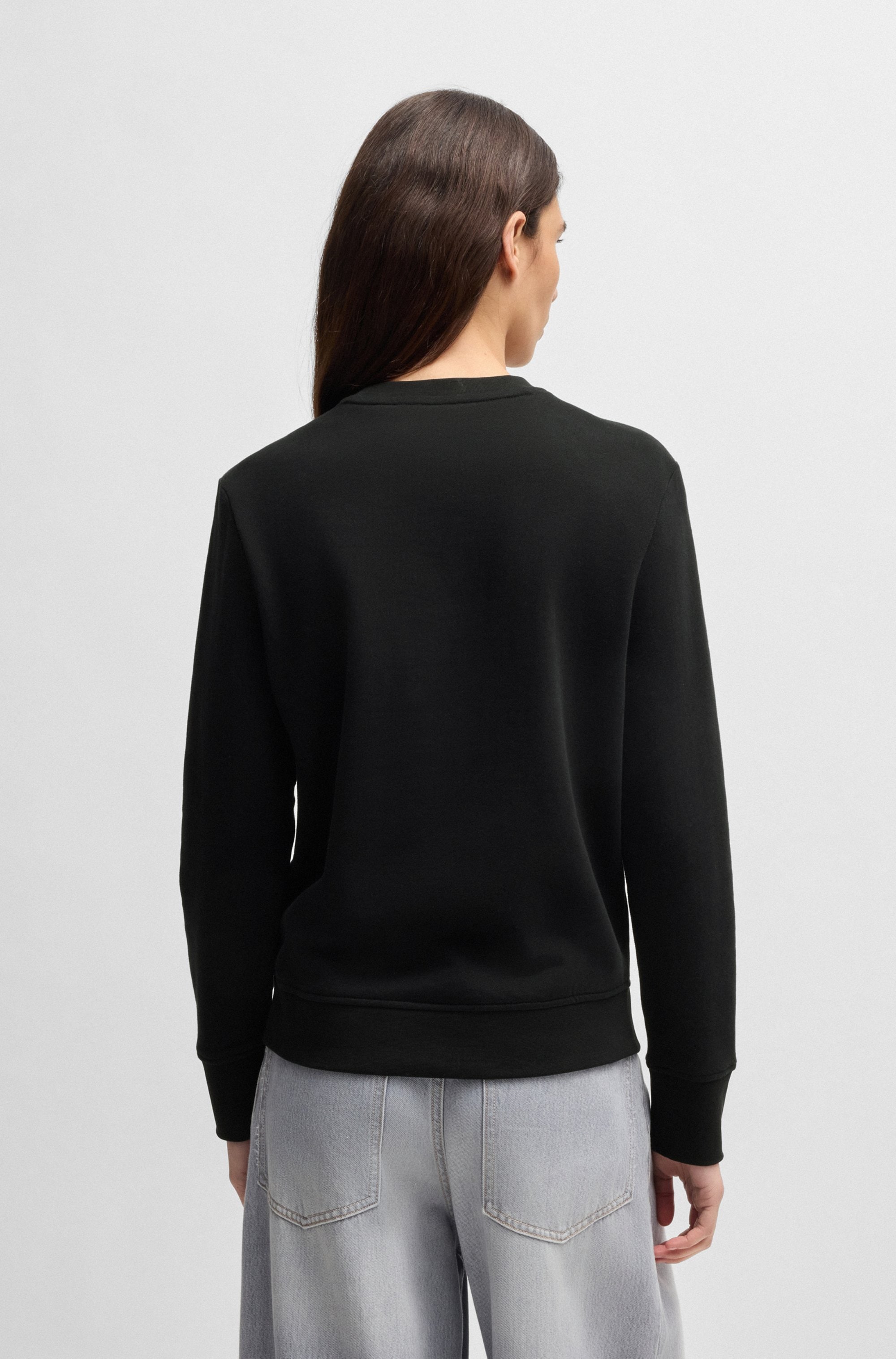 BOSS ORANGE Sweatshirt »Elaboss Premium Damenmode«, mit Rundhalsausschnitt