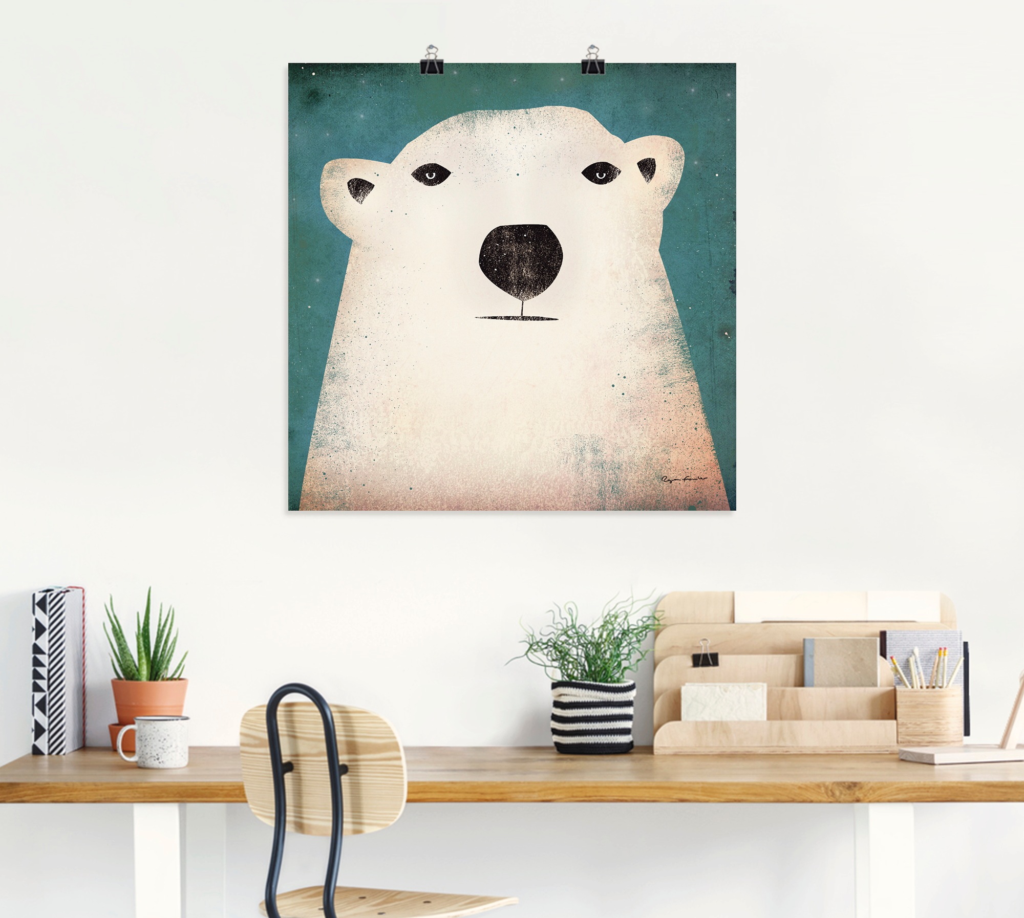 Artland Wandbild "Eisbär", Tiere, (1 St.), als Poster, Wandaufkleber in ver günstig online kaufen