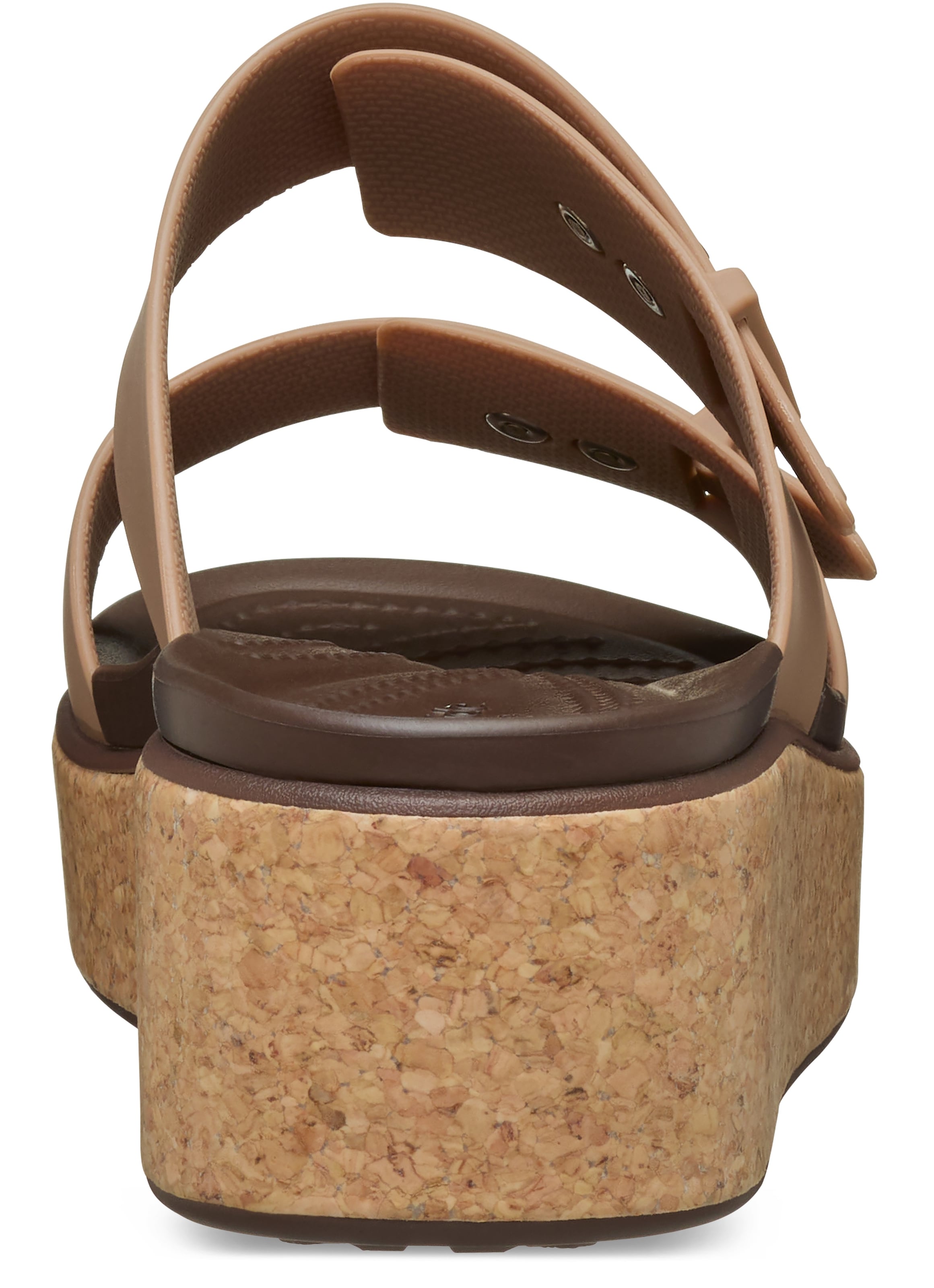 Crocs Keilpantolette »Brooklyn Cork Buckle«, Keilsandale, Plateausandale mit LiteRide™ Schaumfußbett