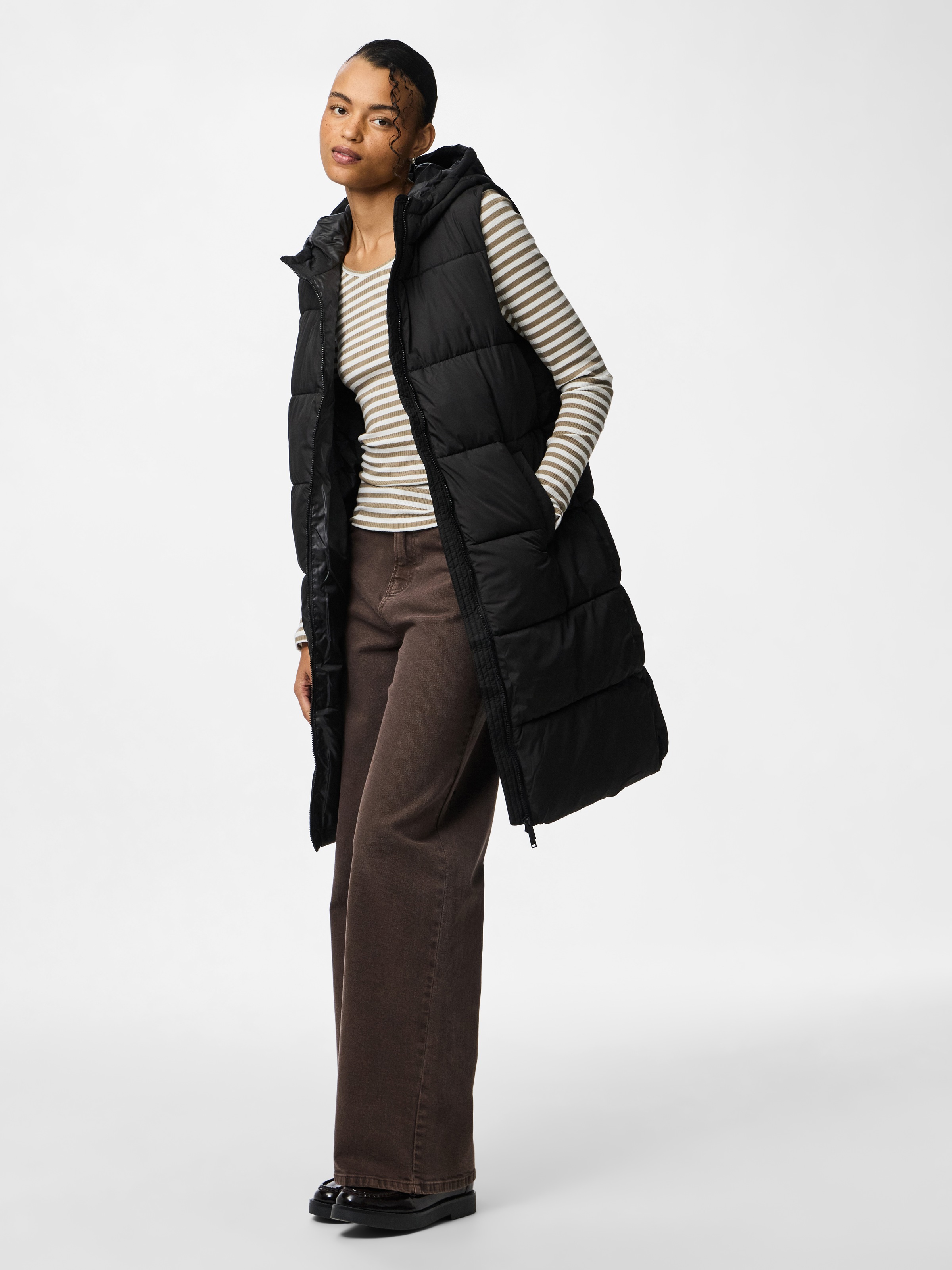 pieces Steppweste »PCBEE NEW LONG PUFFER VEST NOOS BC«