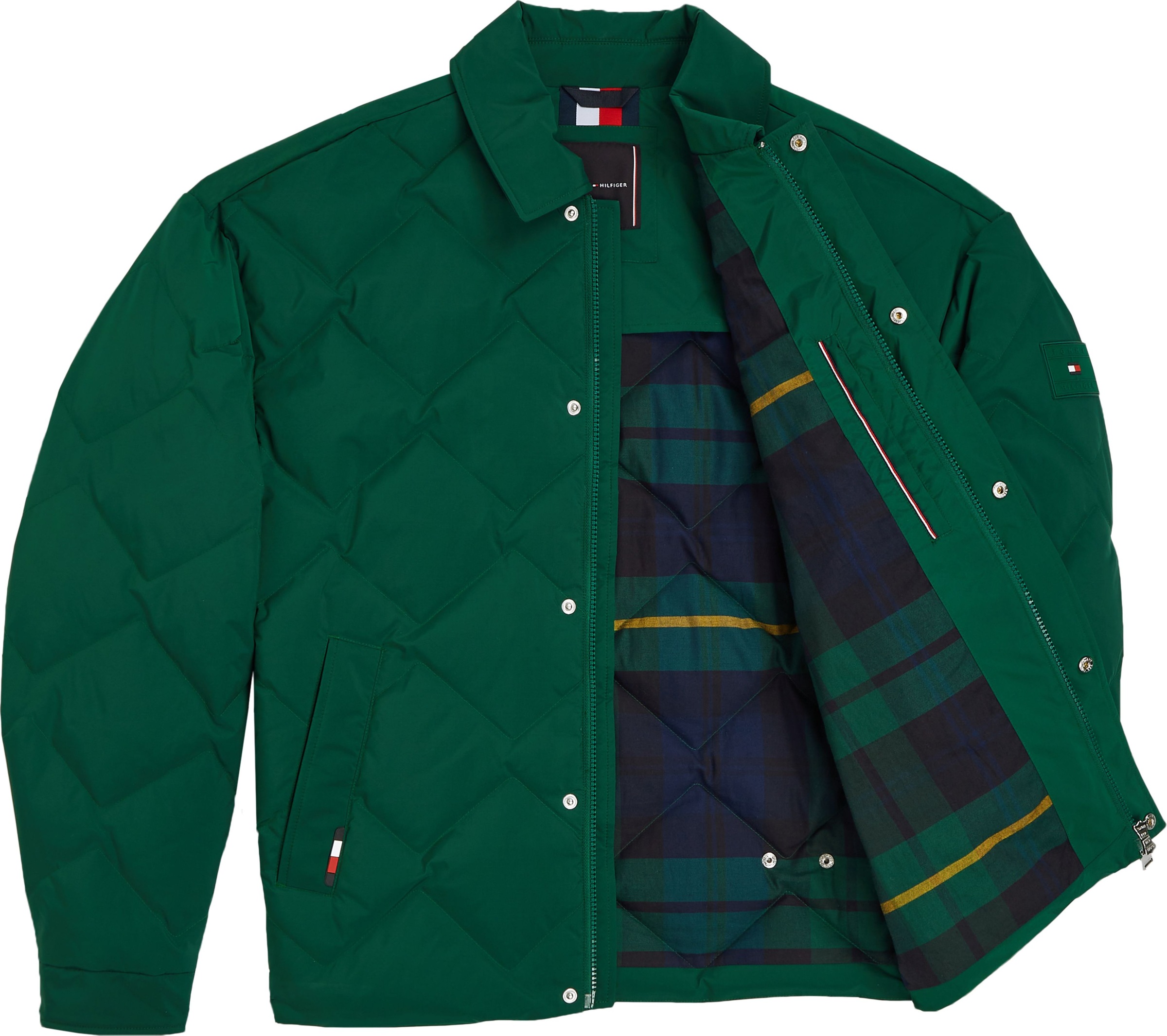 Tommy Hilfiger Big & Tall Steppjacke, mit Druckknöpfen an der Taille