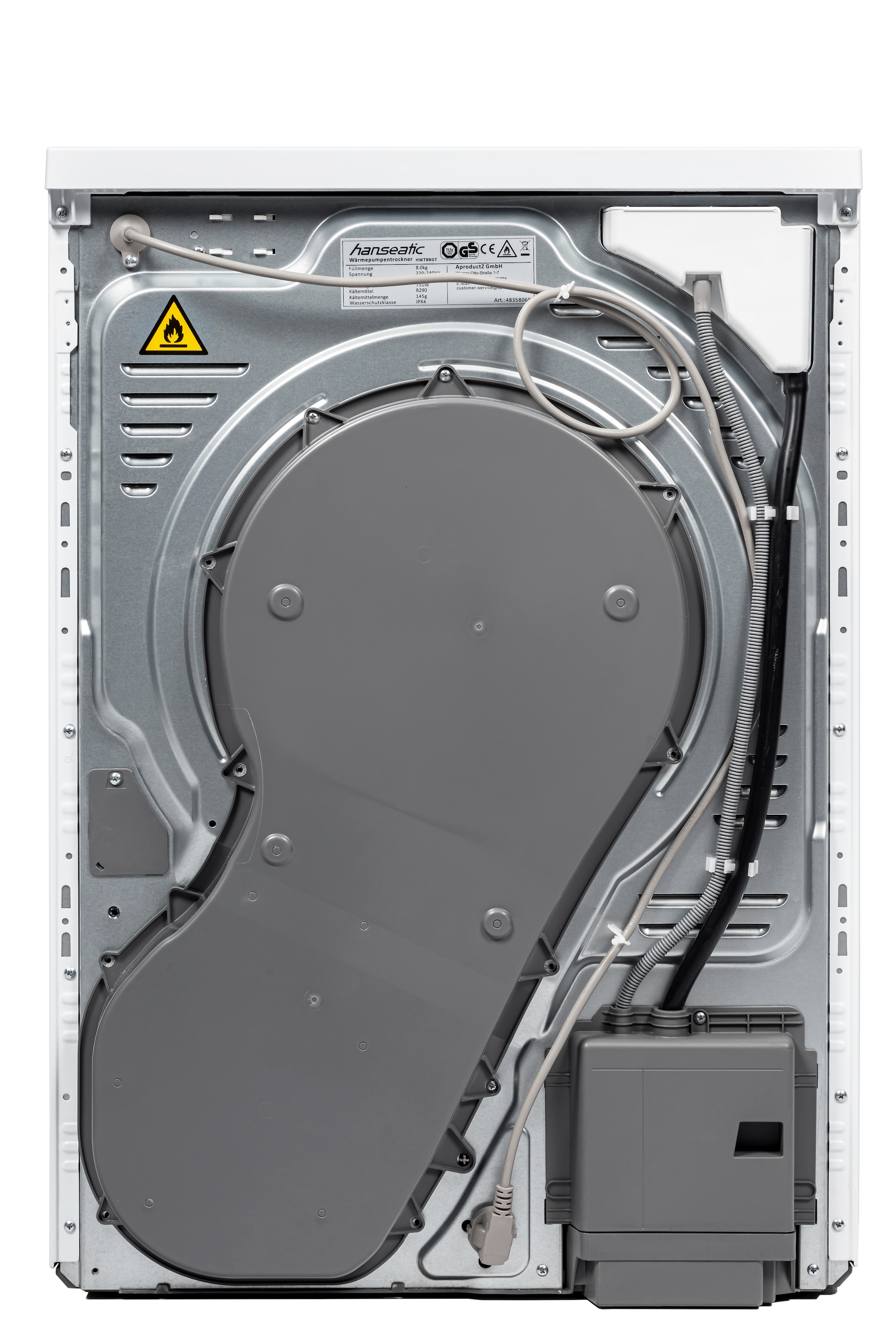Hanseatic Wärmepumpentrockner »HWT8BGT« UV-Funktion zur Desinfektion