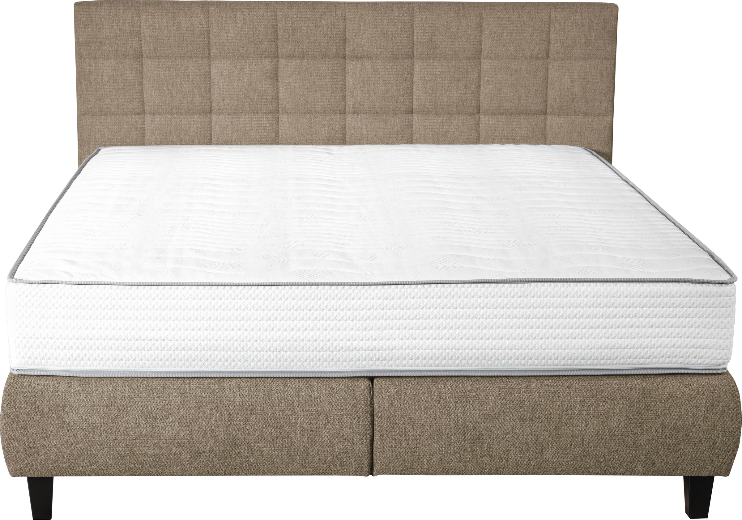 alina Boxspringbett »Edera«, Doppelbett wahlweise mit Topper, Liegefläche 180x200 cm, mit Steppung