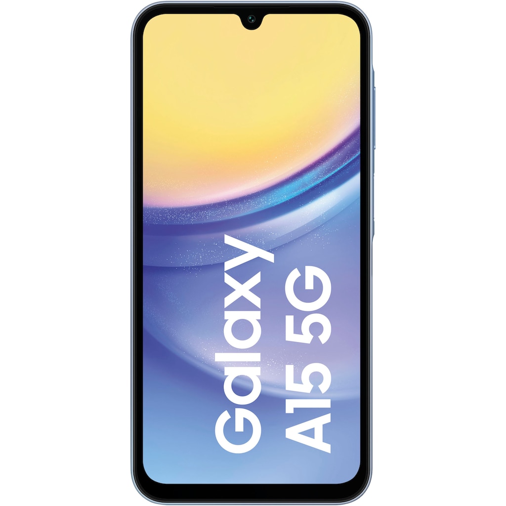 Samsung Smartphone »Galaxy A15 5G 128GB«, Blau, 16,39 cm/6,5 Zoll, 128 GB Speicherplatz, 50 MP Kamera