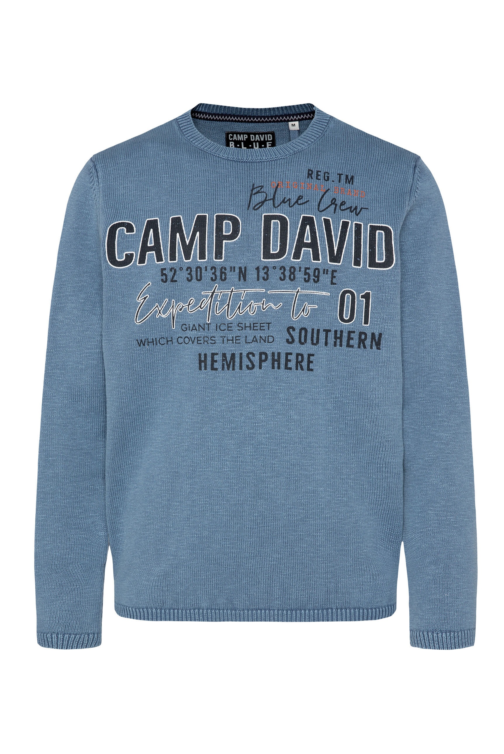 CAMP DAVID Rundhalspullover, aus Baumwolle günstig online kaufen