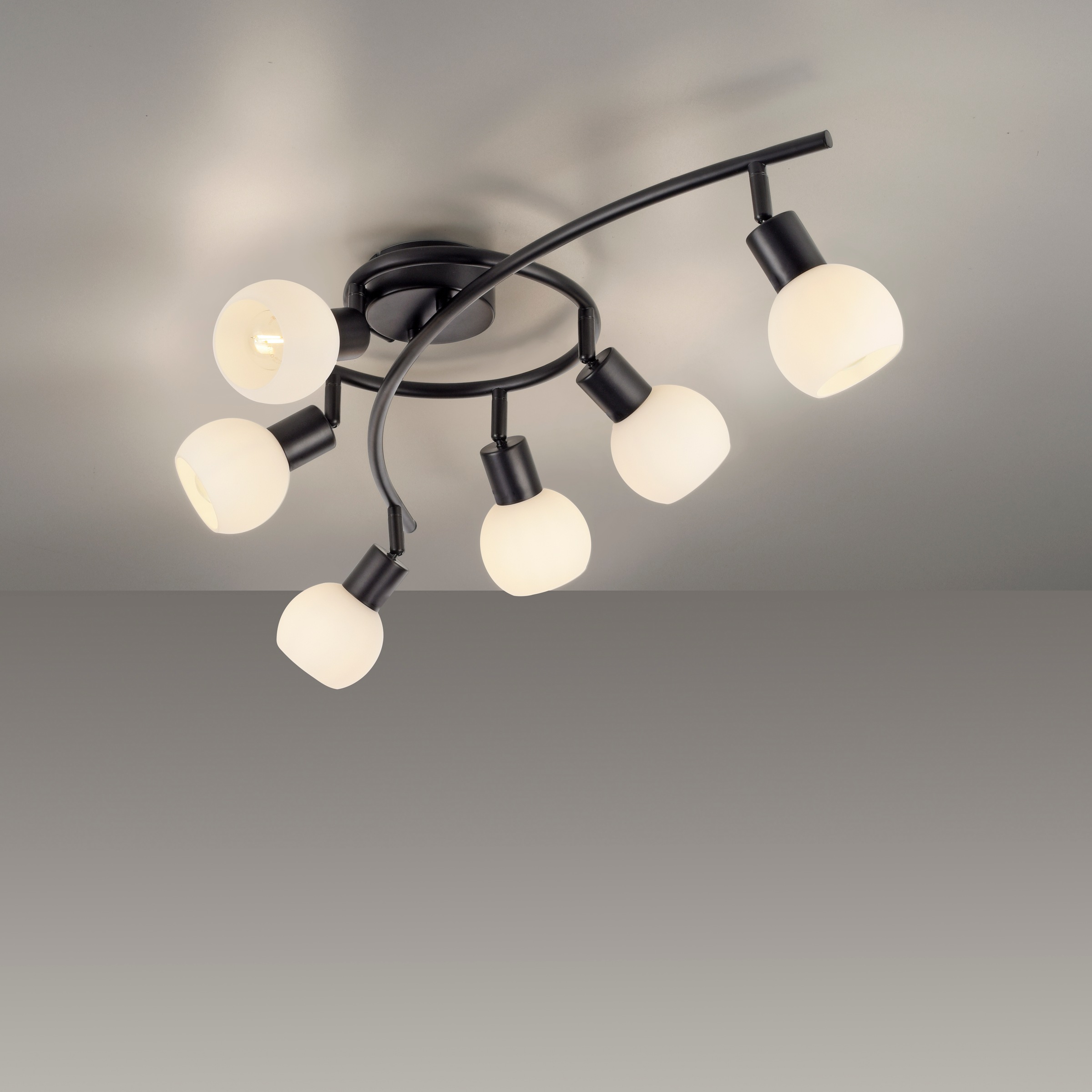 JUST LIGHT Deckenleuchte »LOKI«, 6 flammig, Leuchtmittel LED-Board | LED fest integriert, LED