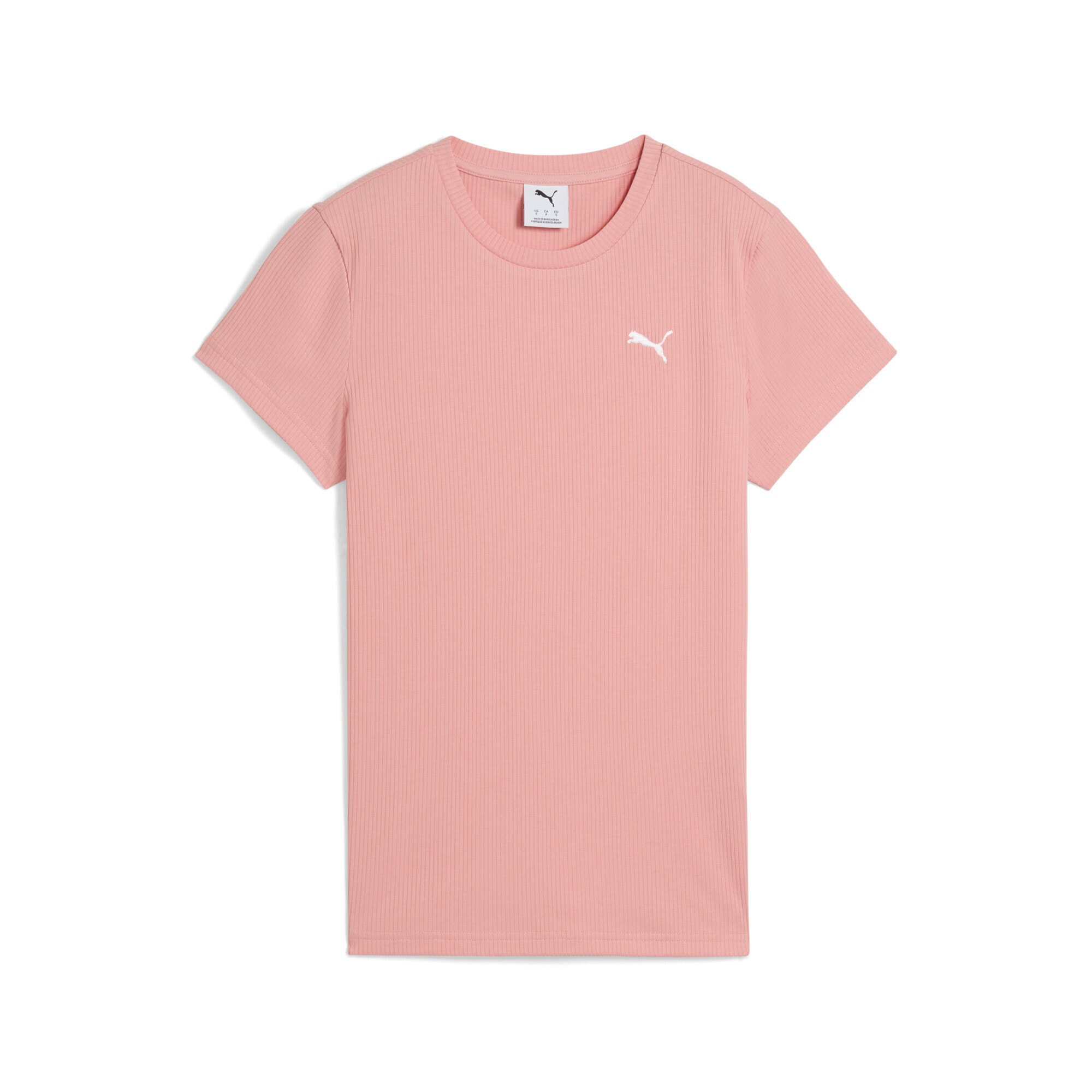 PUMA T-Shirt "ESS ELEVATED Geripptes T-Shirt Damen" günstig online kaufen