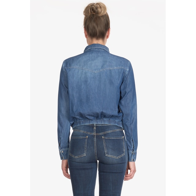 Le Temps Des Cerises Klassische Bluse »FELIXA«, in tollem Jeans-Look  bestellen | BAUR