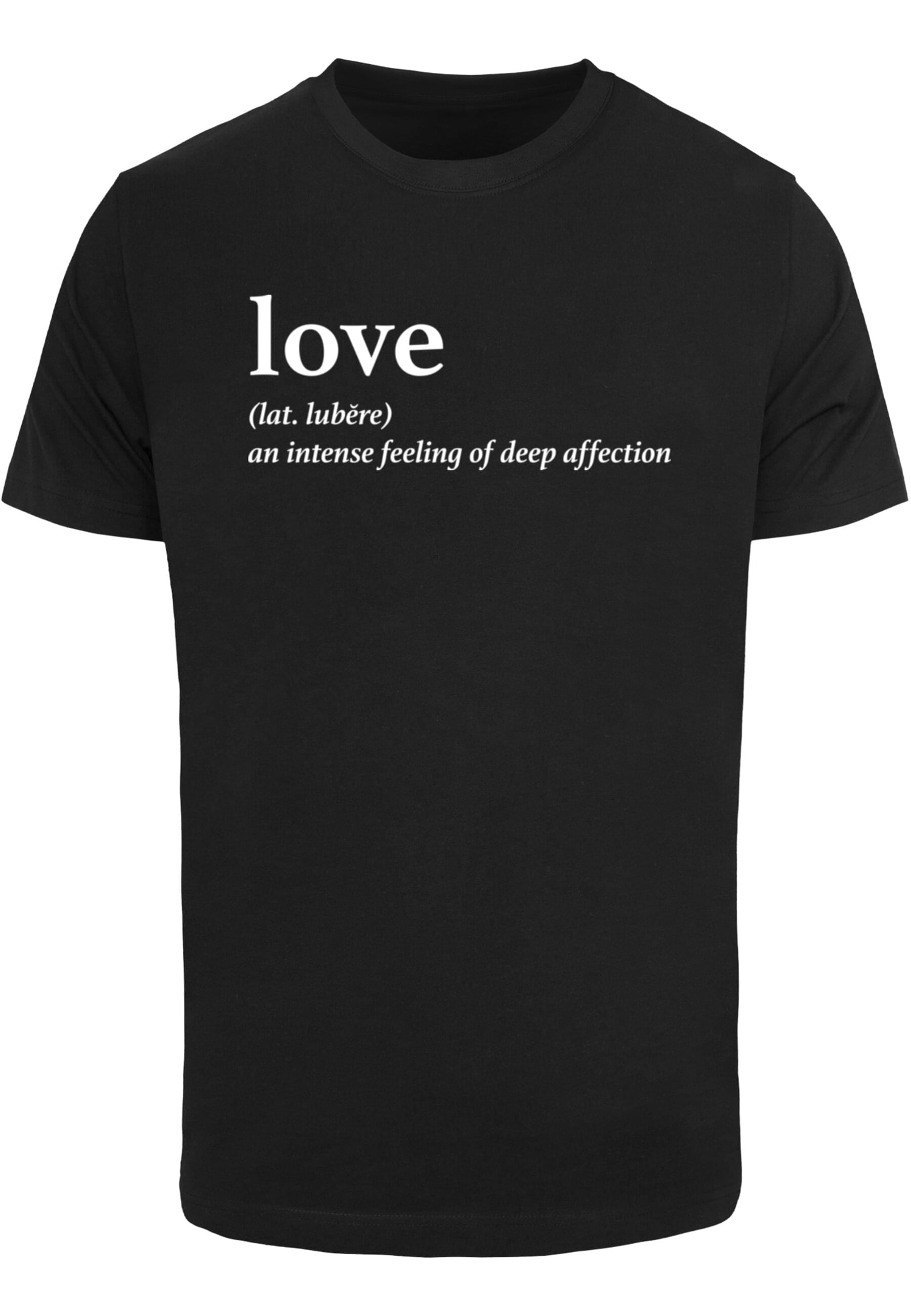 MisterTee T-Shirt »MisterTee Herren Love Definition T-Shirt Round Neck«