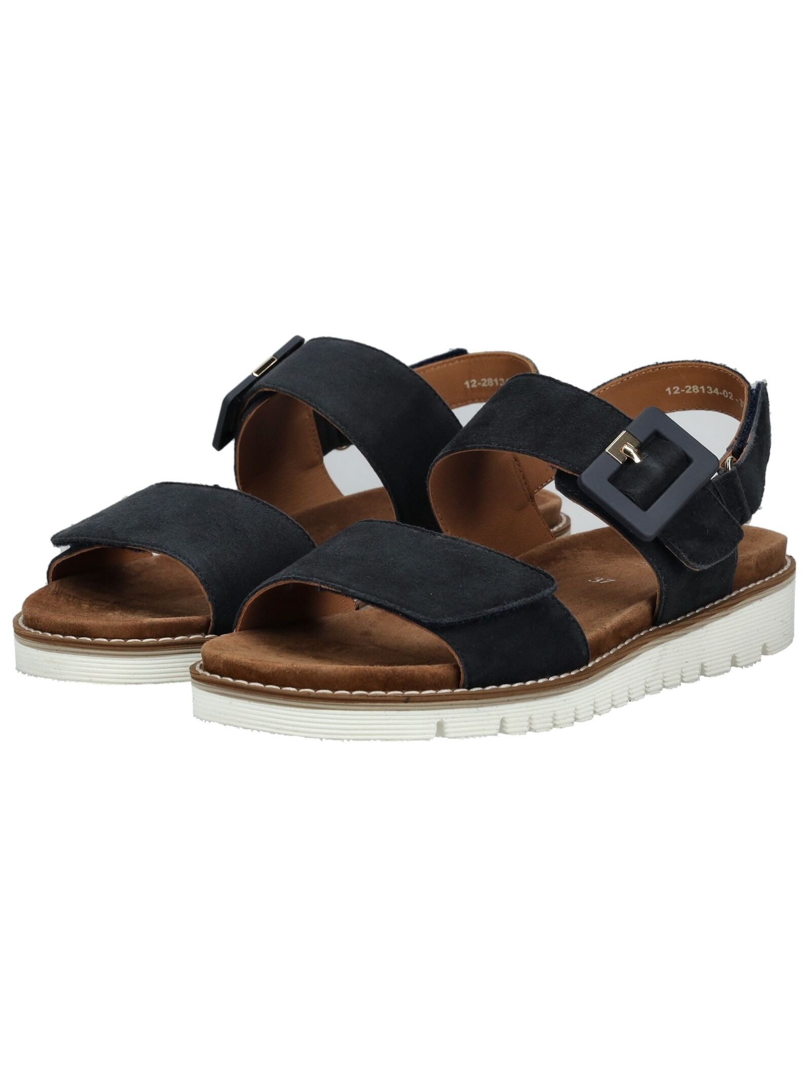 Riemchensandale ARA "Ara Sandalen Leder", Damen, Gr. 39, blau, Leder, Schuhe Riemchensandale 6