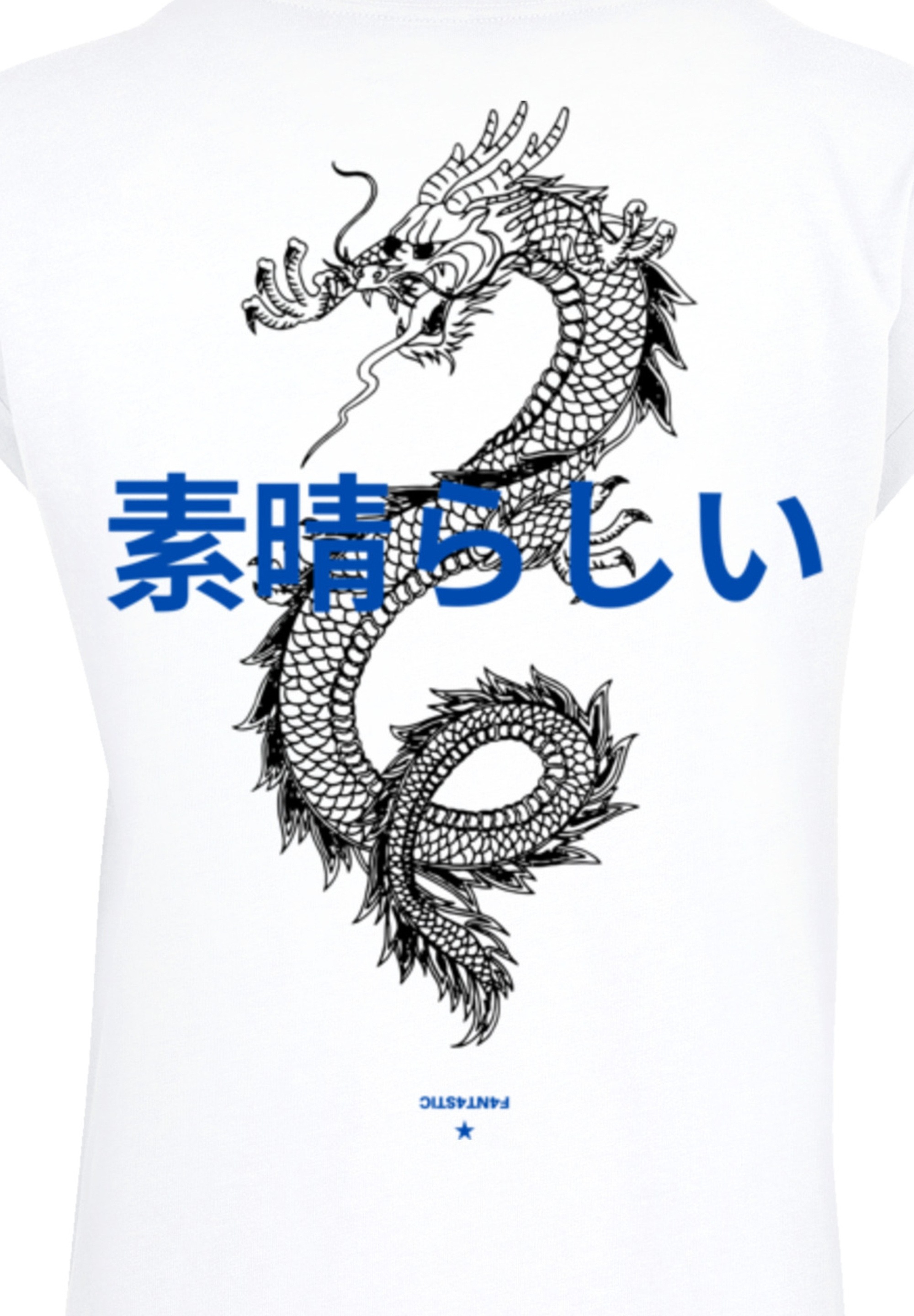 Thumbnail - F4NT4STIC T-Shirt "PLUS SIZE Dragon Drache Japan" Print