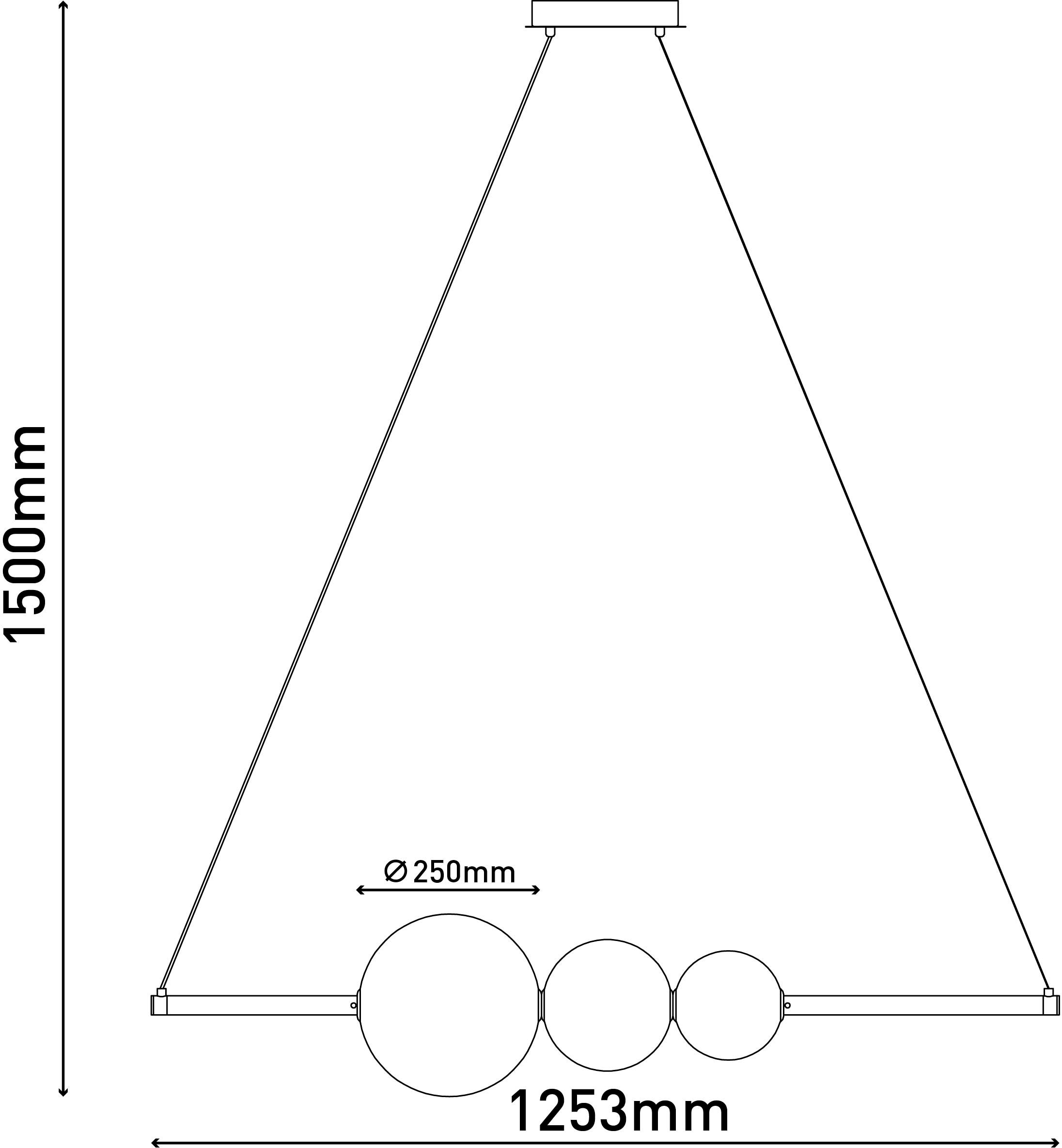 näve LED Pendelleuchte »NOVA«, Leuchtmittel LED-Modul | LED fest integriert, Dimmbar