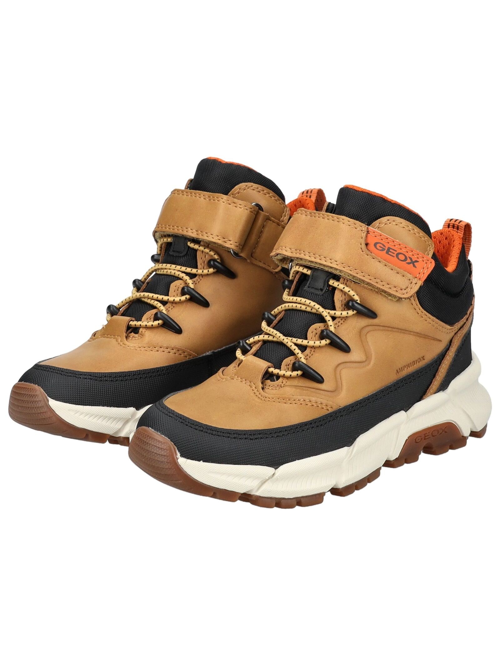 Geox Schnürstiefelette »Geox Stiefelette Lederimitat/Textil«