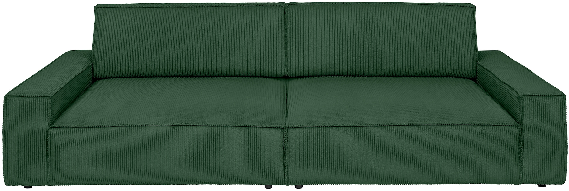 Home affaire Big-Sofa »NEU: SHERWOOD XXL, Big-Sofa (316cm), extra tiefe Sitzfläche 95 cm«, bequemer Sitzkomfort, Cord u. Leinenoptik, Kedernaht