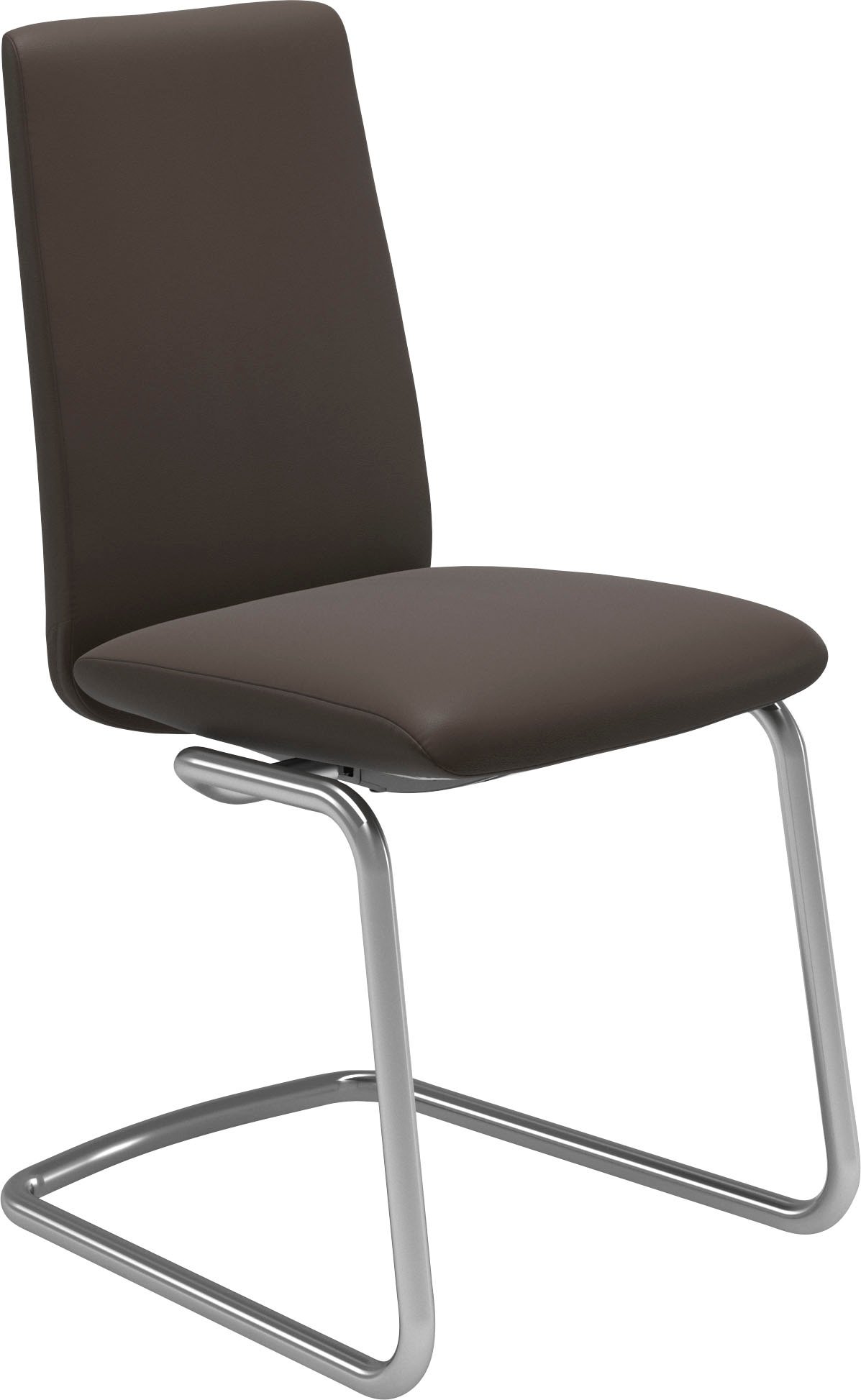 Stressless Polsterstuhl "Laurel", Leder BATICK, Low Back, Größe M, mit Beinen aus Stahl in Chrom glänzend