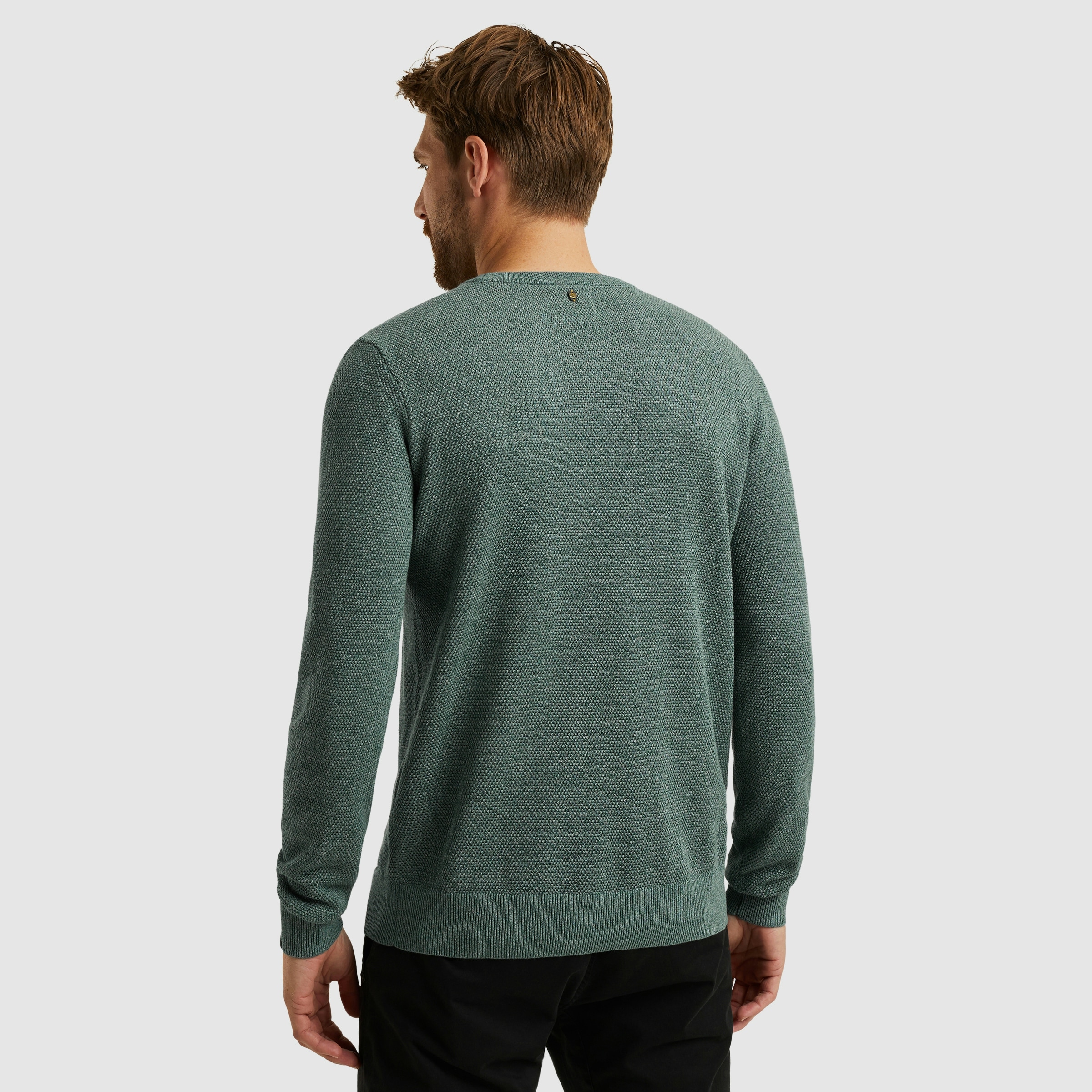 PME LEGEND Rundhalspullover, mit Logo Stickerei