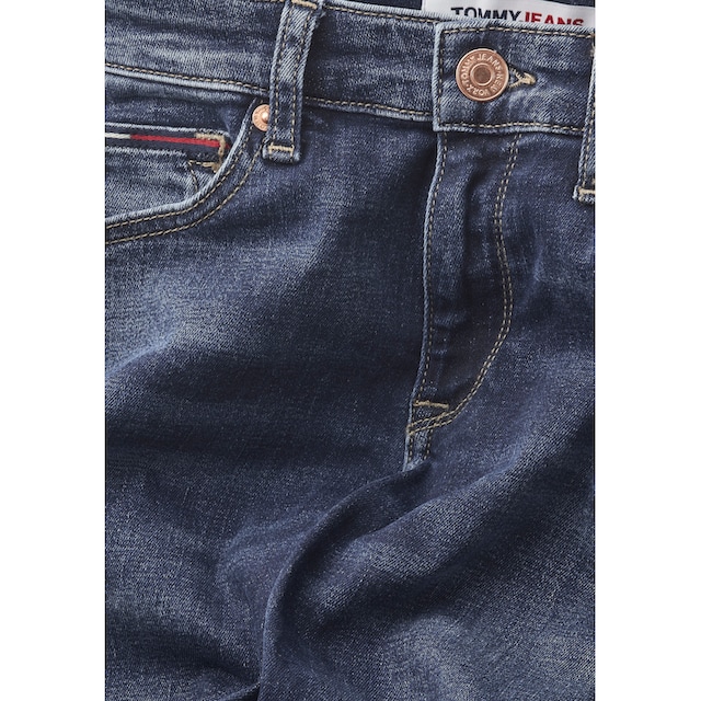 Jeans Tommy Jeans bestellen Skinny-fit-Jeans, Logo-Badge mit für Tommy | BAUR