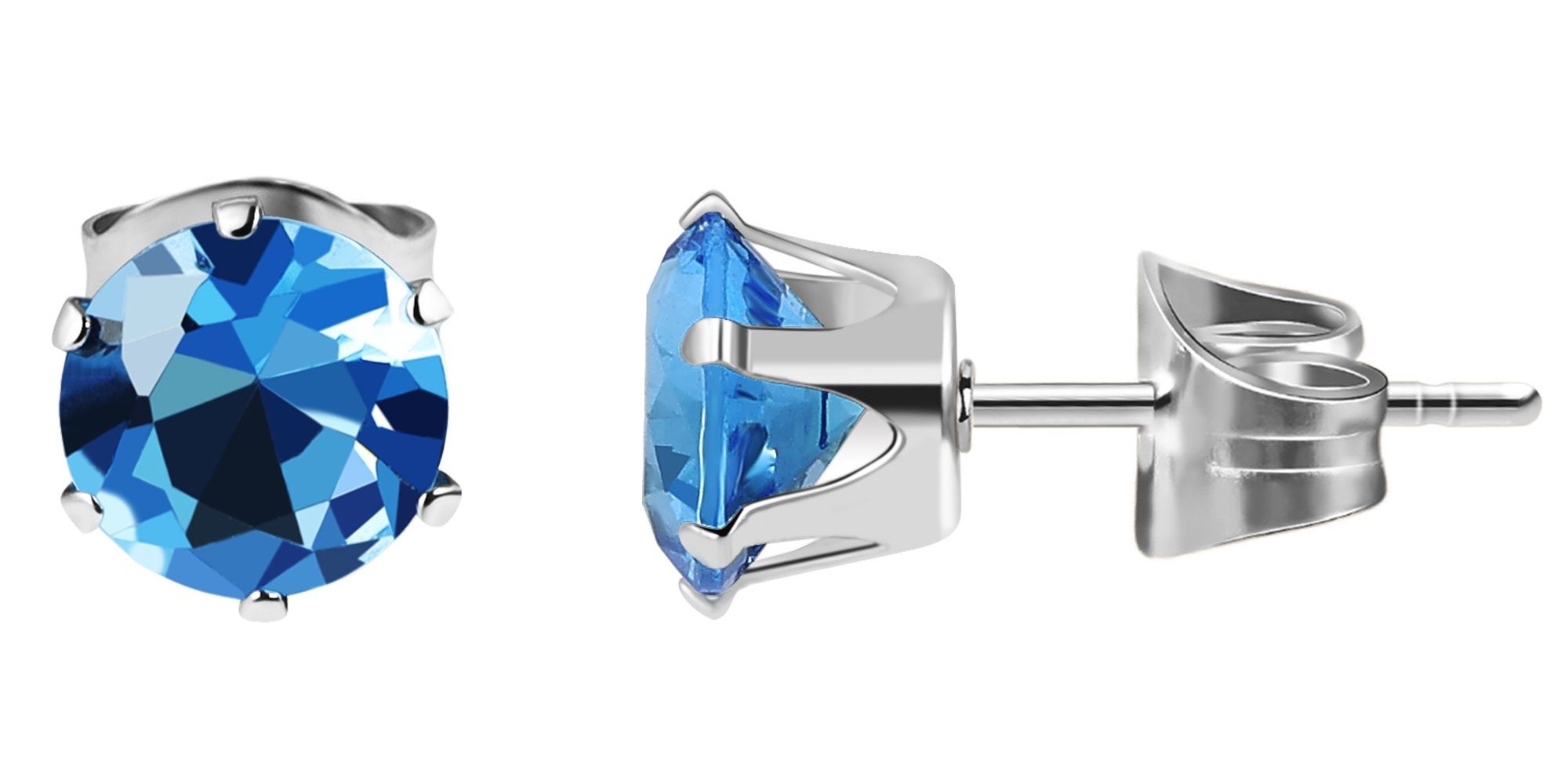 Adelia´s Paar Ohrhänger "Unisex Ohrringe – Ohrstecker aus Edelstahl mit Zir günstig online kaufen