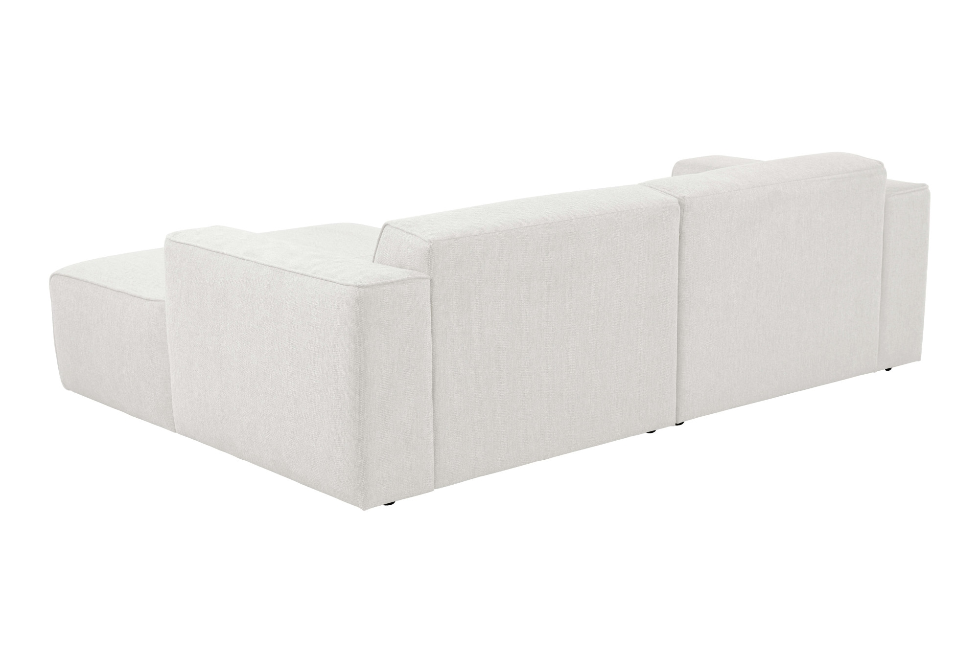 andas Ecksofa »Noord«, mit Kedernaht, Breite 234 cm, Cord, Struktur, Webstoff