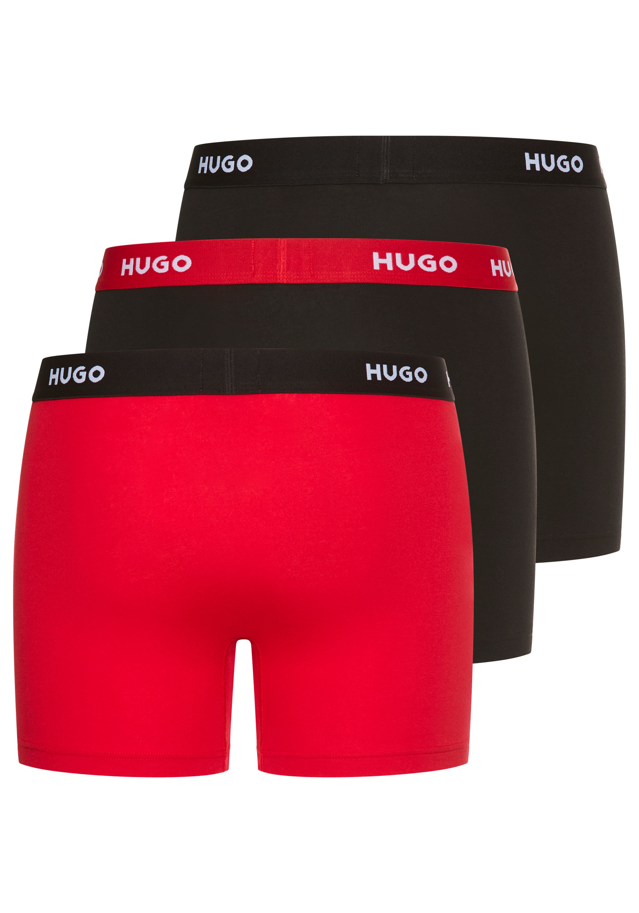 HUGO Underwear Boxer "BOXERBR TRIPLE", (Packung, 3 St., 3er), mit elastisch günstig online kaufen