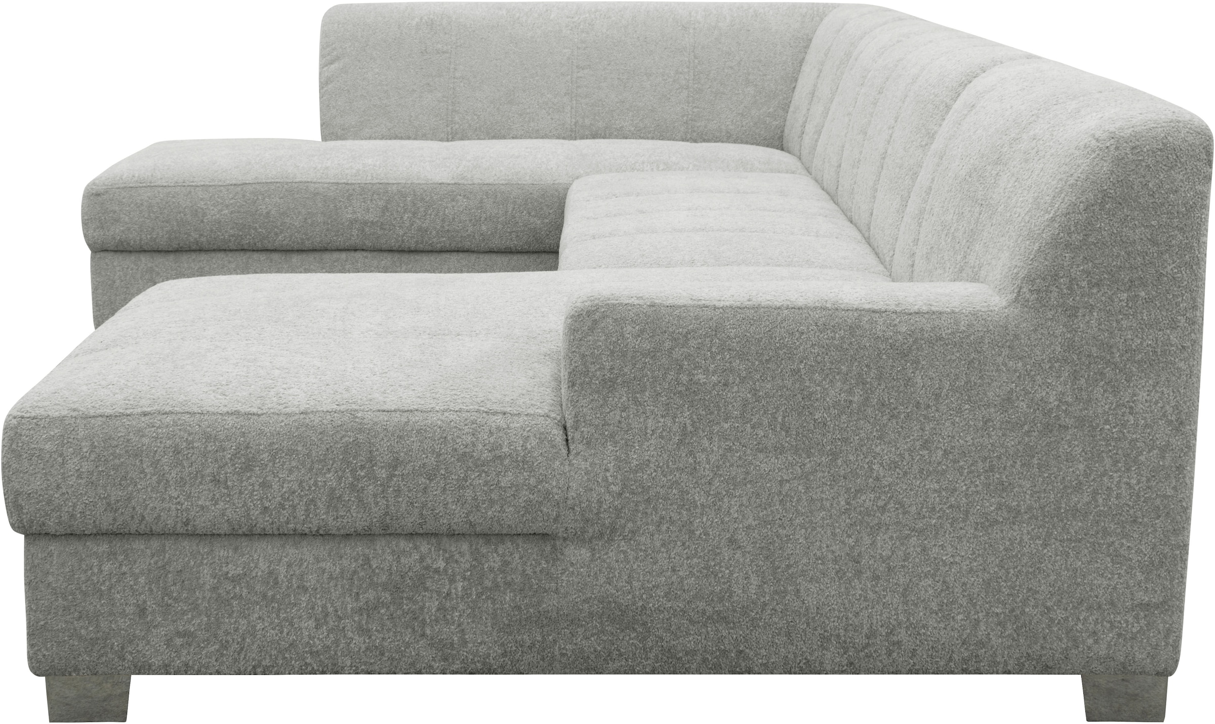 OTTO home Wohnlandschaft »Lolland 296 x 195 cm, modern, mit Steppungen, mittelfester Sitz« U-Form, aus Pet Friendly Bezug
