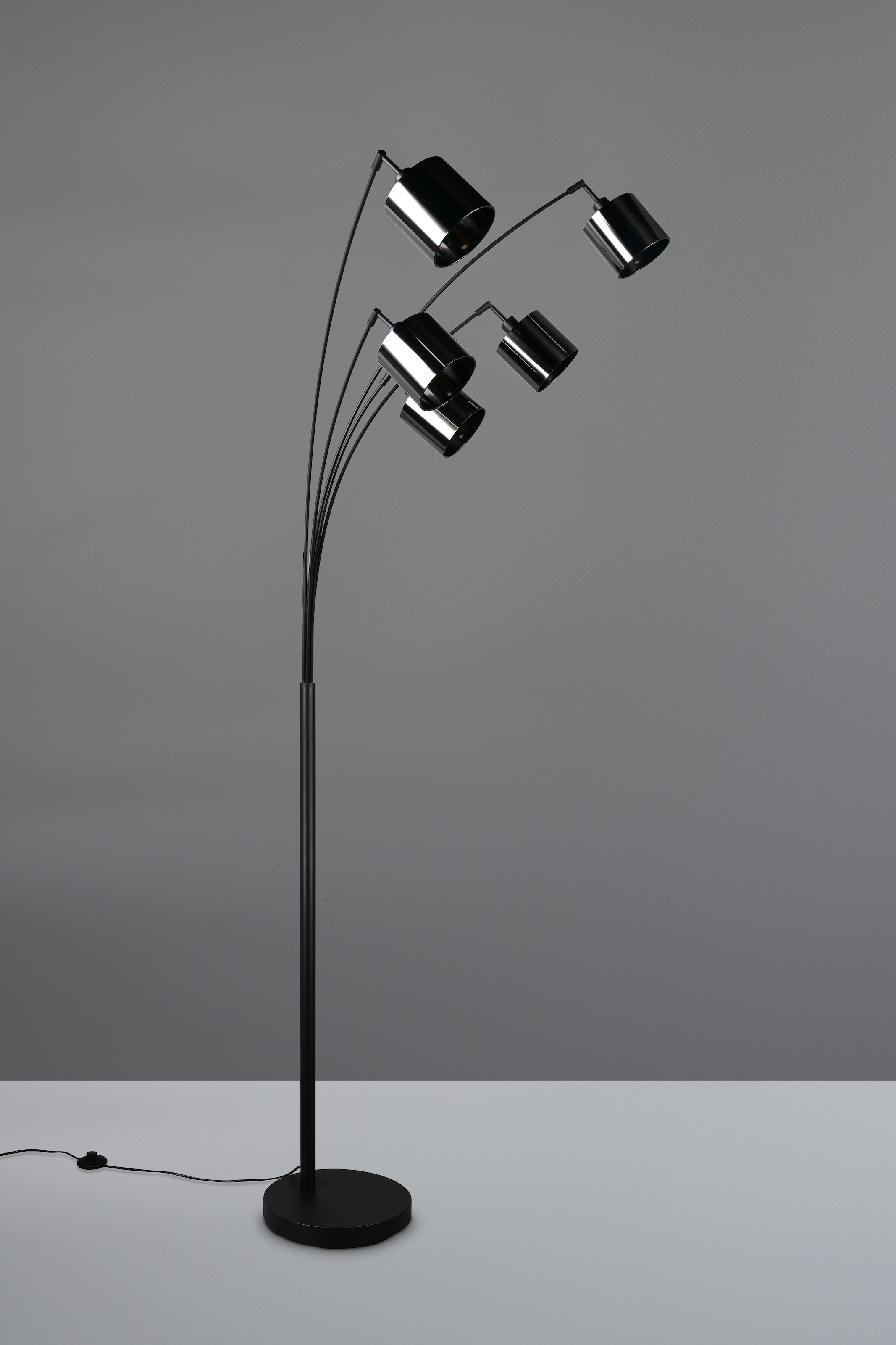 REALITY Leuchten Stehlampe »JASON, Stehleuchte 5-flammig exkl 5x E14 max 10W, Höhe 200cm 72cm tief« E14 1 Stk. warmweiß - kaltweiß