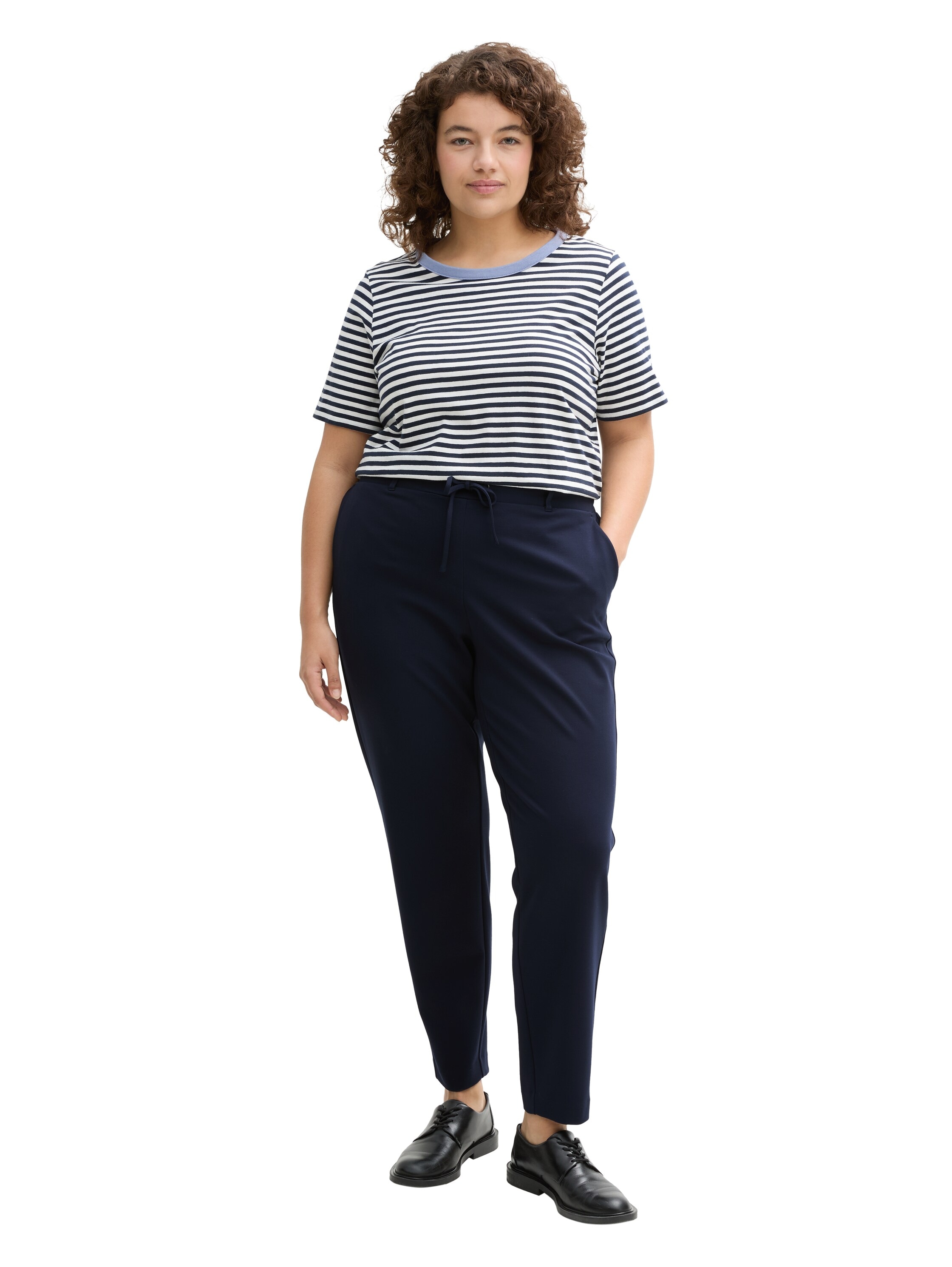 TOM TAILOR PLUS Jerseyhose, in großen Größen