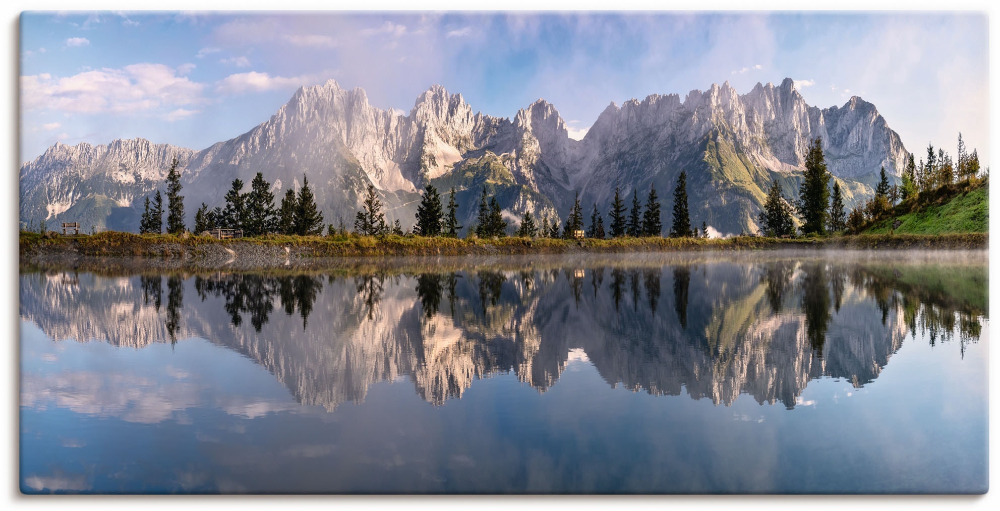 Artland "Wilder Kaiser in Tirol" Bilder von Europa 1 Stk. tlg. als Alubild, Leinwandbild, Poster in verschied. Größen
