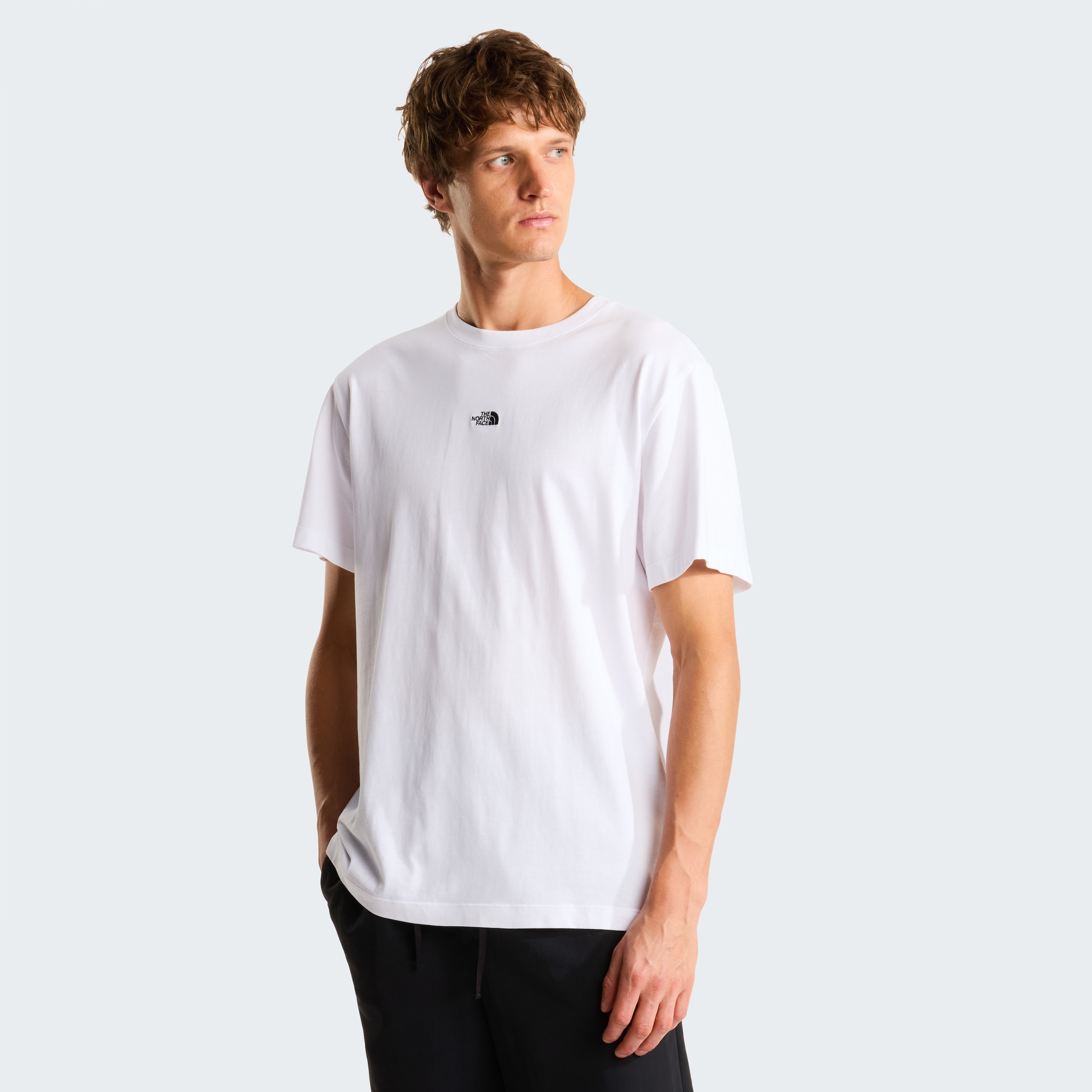 The North Face T-Shirt "M ESSENTIAL CENTER LOGO RELAXED SHORT SLEEVE TEE" lockere Passform, Kurzarm, für Sportmode und Outdoormode
