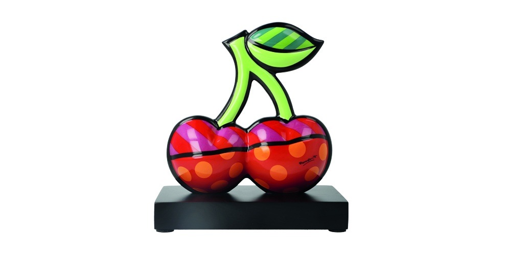 Goebel Dekofigur "Romero Britto - Cherries"