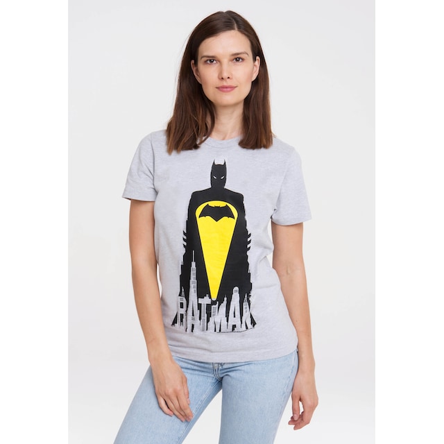 LOGOSHIRT T-Shirt »Batman - Skyline«, mit Superhelden-Print online  bestellen | BAUR