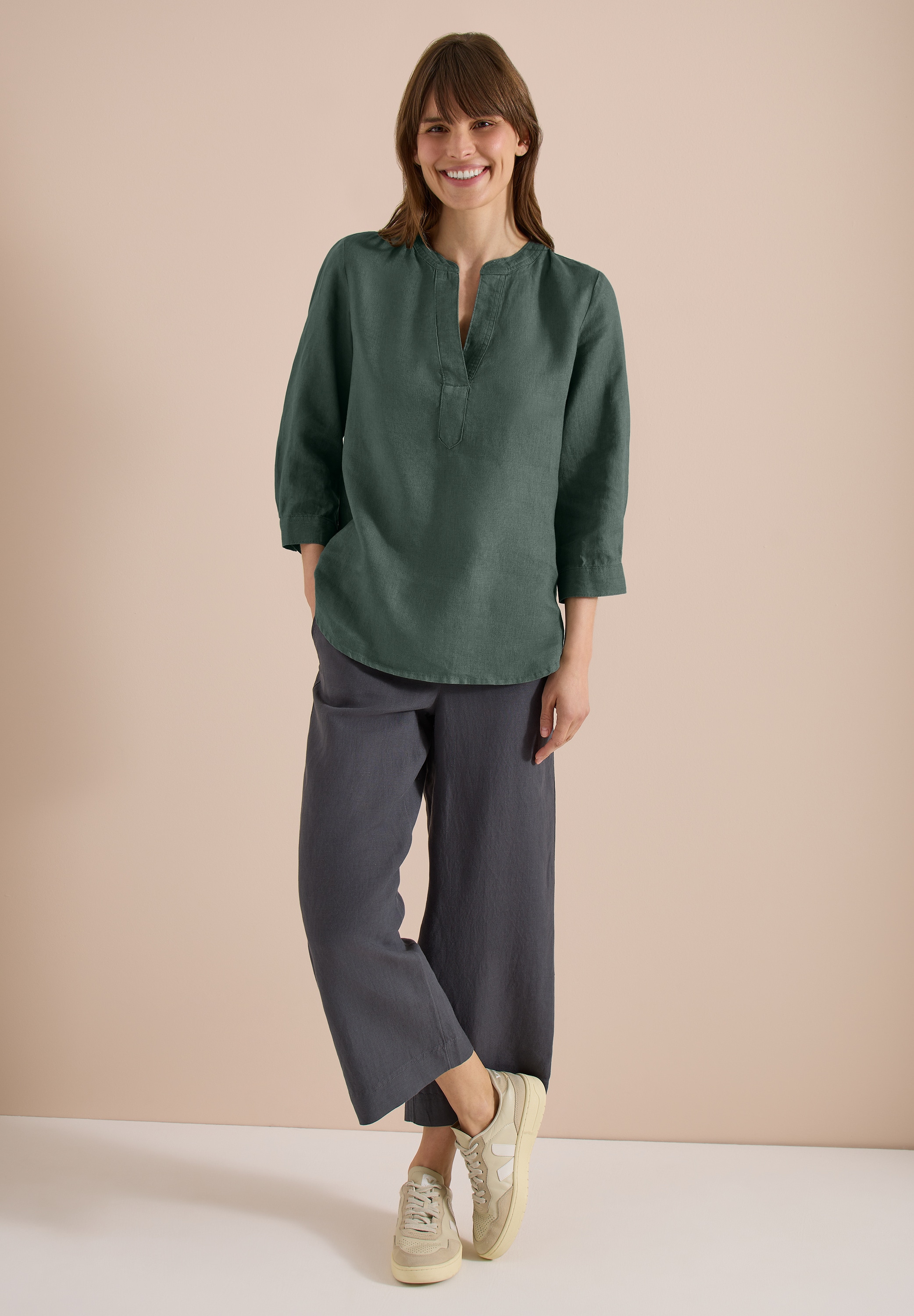 Cecil Shirtbluse aus Leinen