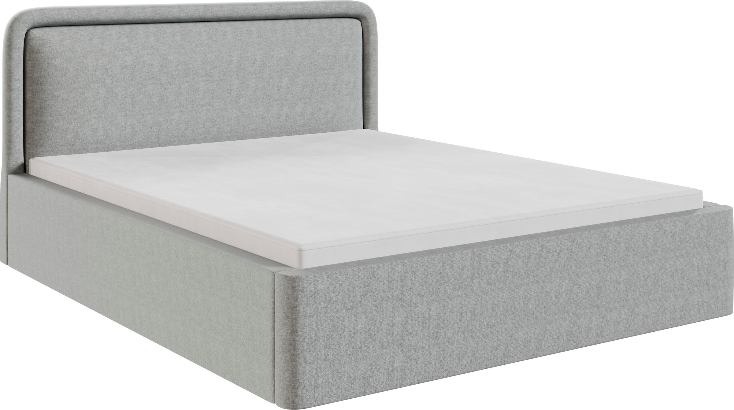 FORTE Polsterbett »LATIS erhältlich in den Breiten 140cm, 160cm & 180cm, inkl. Bettkasten« erhältlich in verschiedenen Farben
