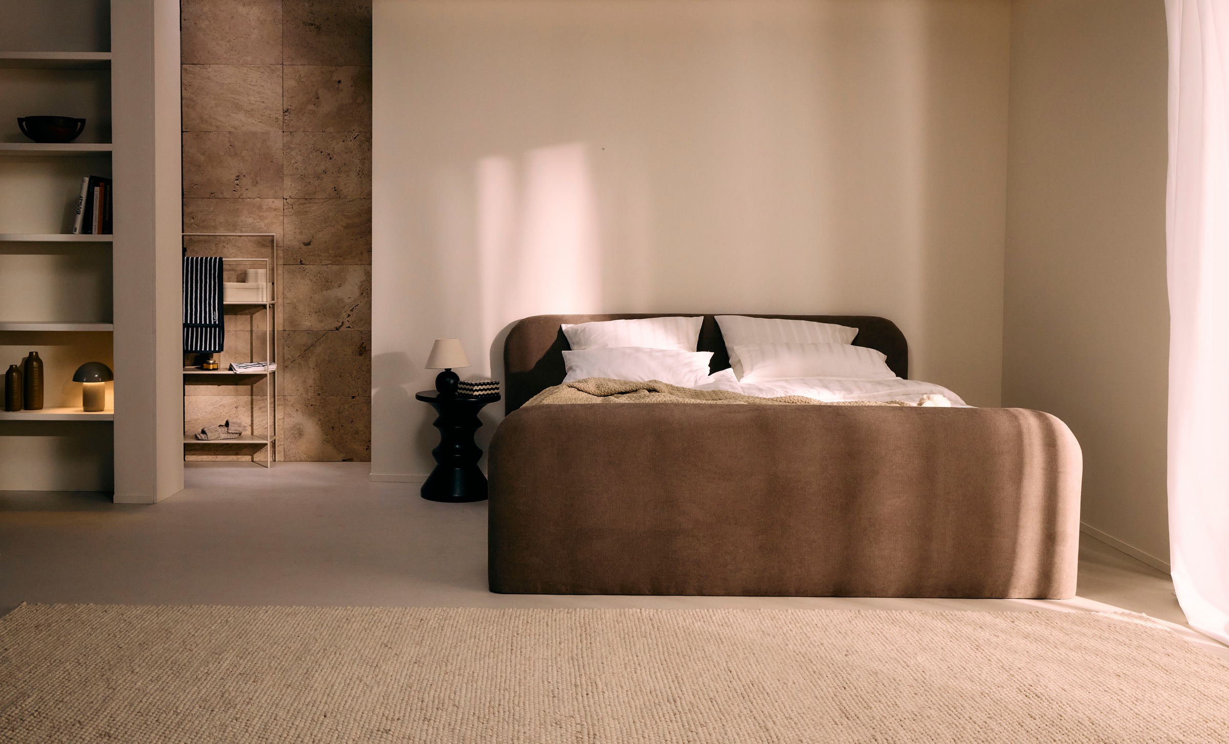 LeGer Home by Lena Gercke Polsterbett "Cleomi inklusive Bettkasten, in H2, günstig online kaufen