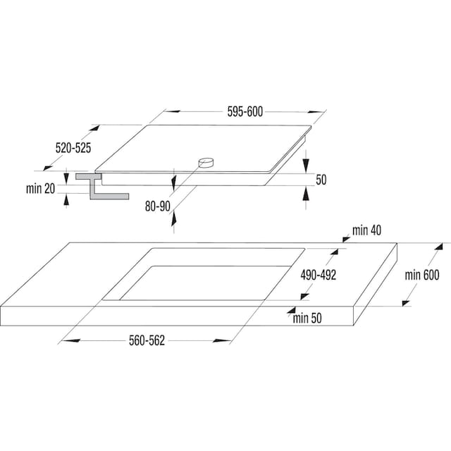 GORENJE Elektro-Kochfeld »EC642CLB«, EC642CLB auf Raten | BAUR