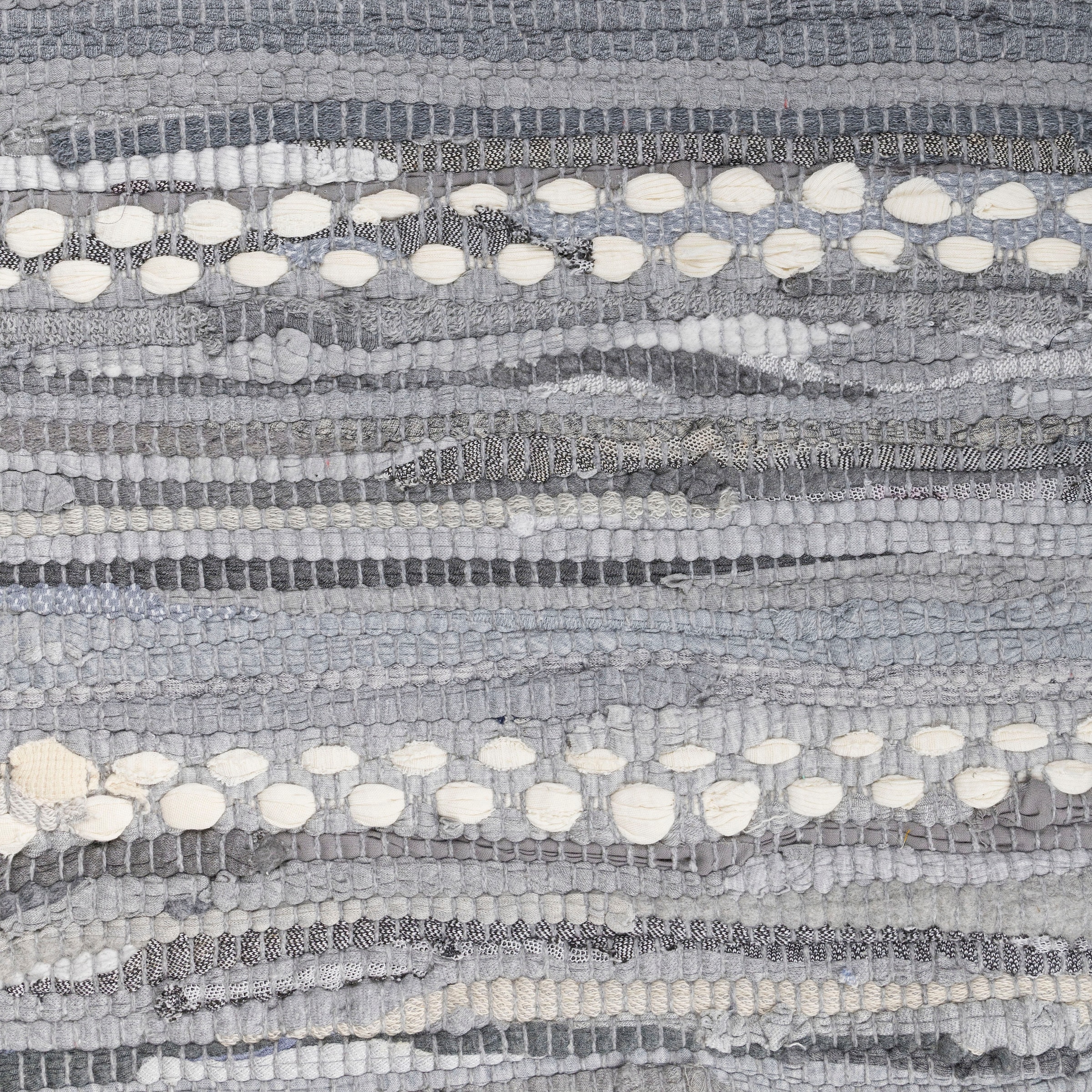 Myflair Möbel & Accessoires Teppich »Sharon«, rechteckig, 10 mm Höhe, Flachgewebe, Fleckerl, 90% Baumwolle, handgewebt, mit Fransen