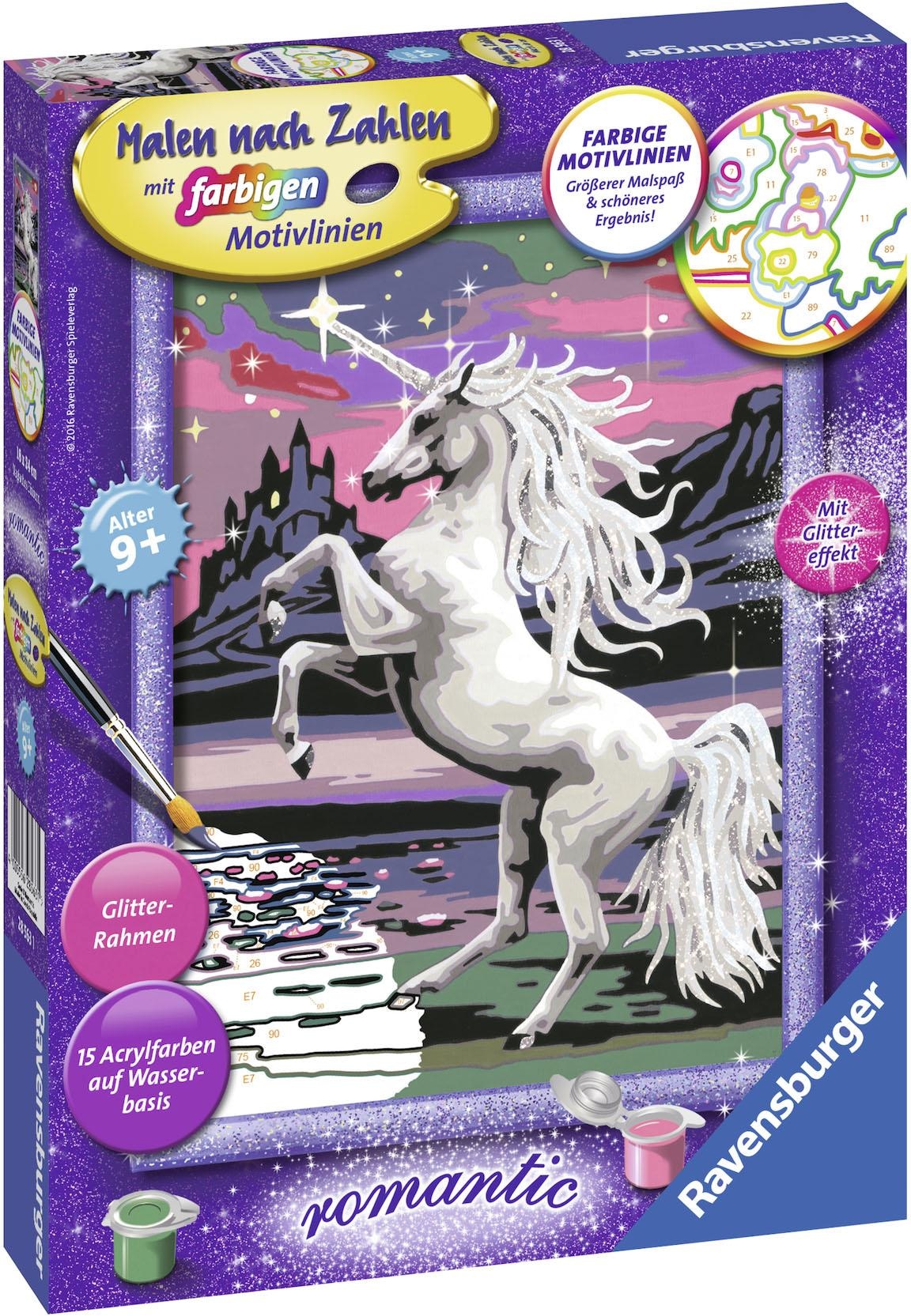 Ravensburger Malen nach Zahlen »Magisches Einhorn«, Made in Europe