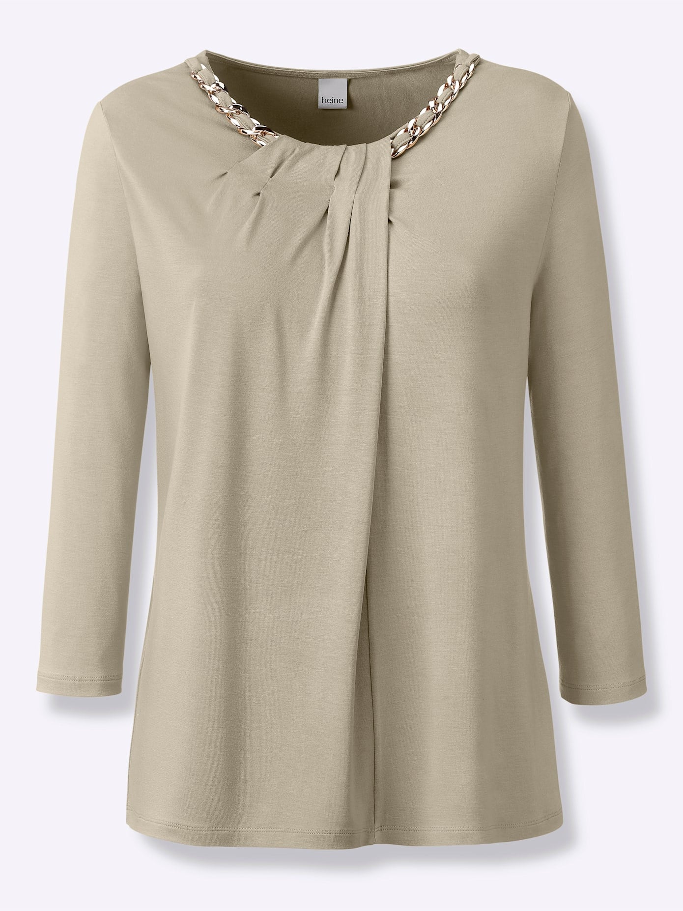 heine Rundhalsshirt »Shirt«, (1 tlg.)