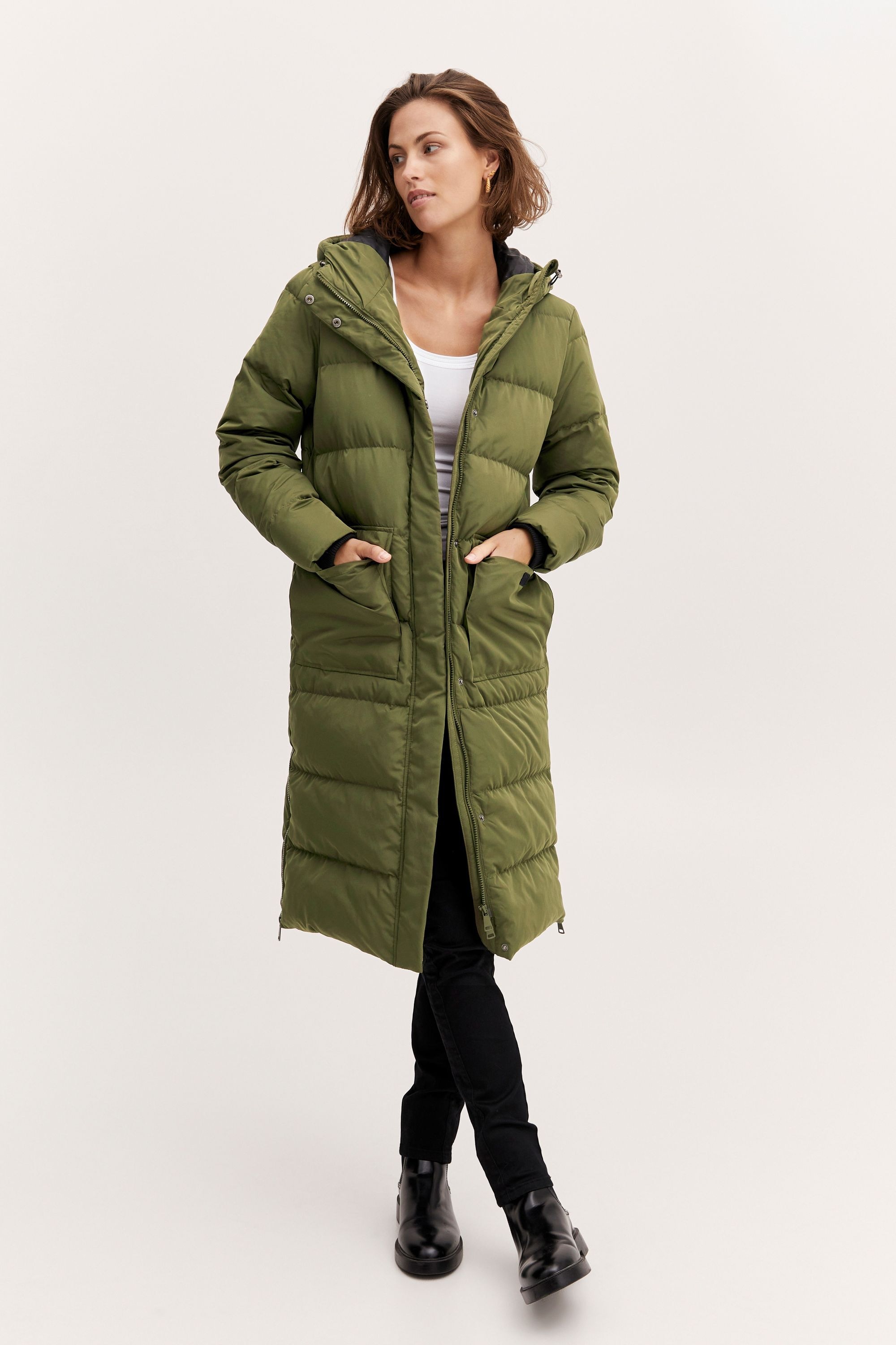 fransa Steppjacke »Steppjacke FRBella«, mit Kapuze