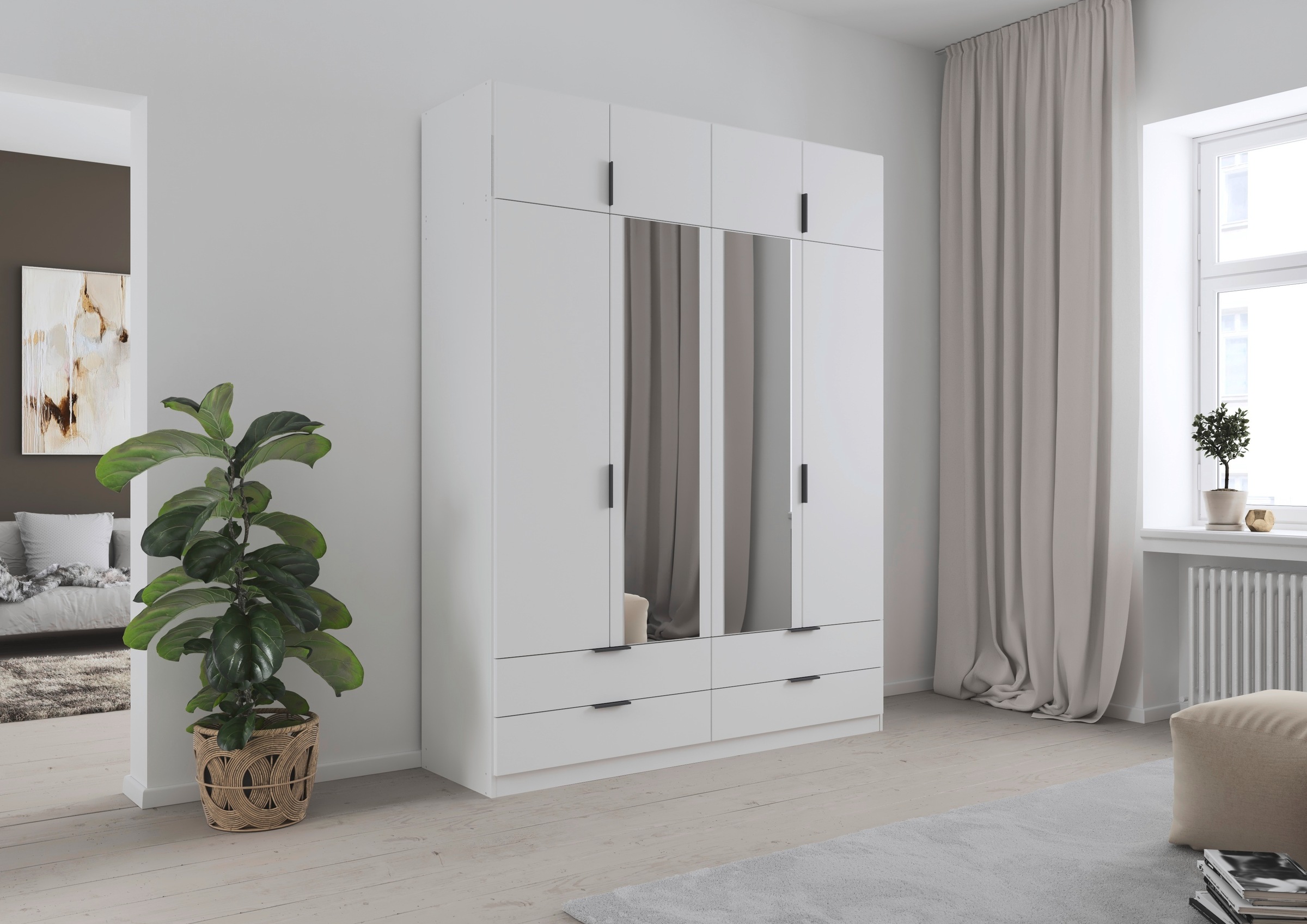 rauch Kleiderschrank "Drehtürenschrank Schrank Garderobe Ankleide Schlafzim günstig online kaufen