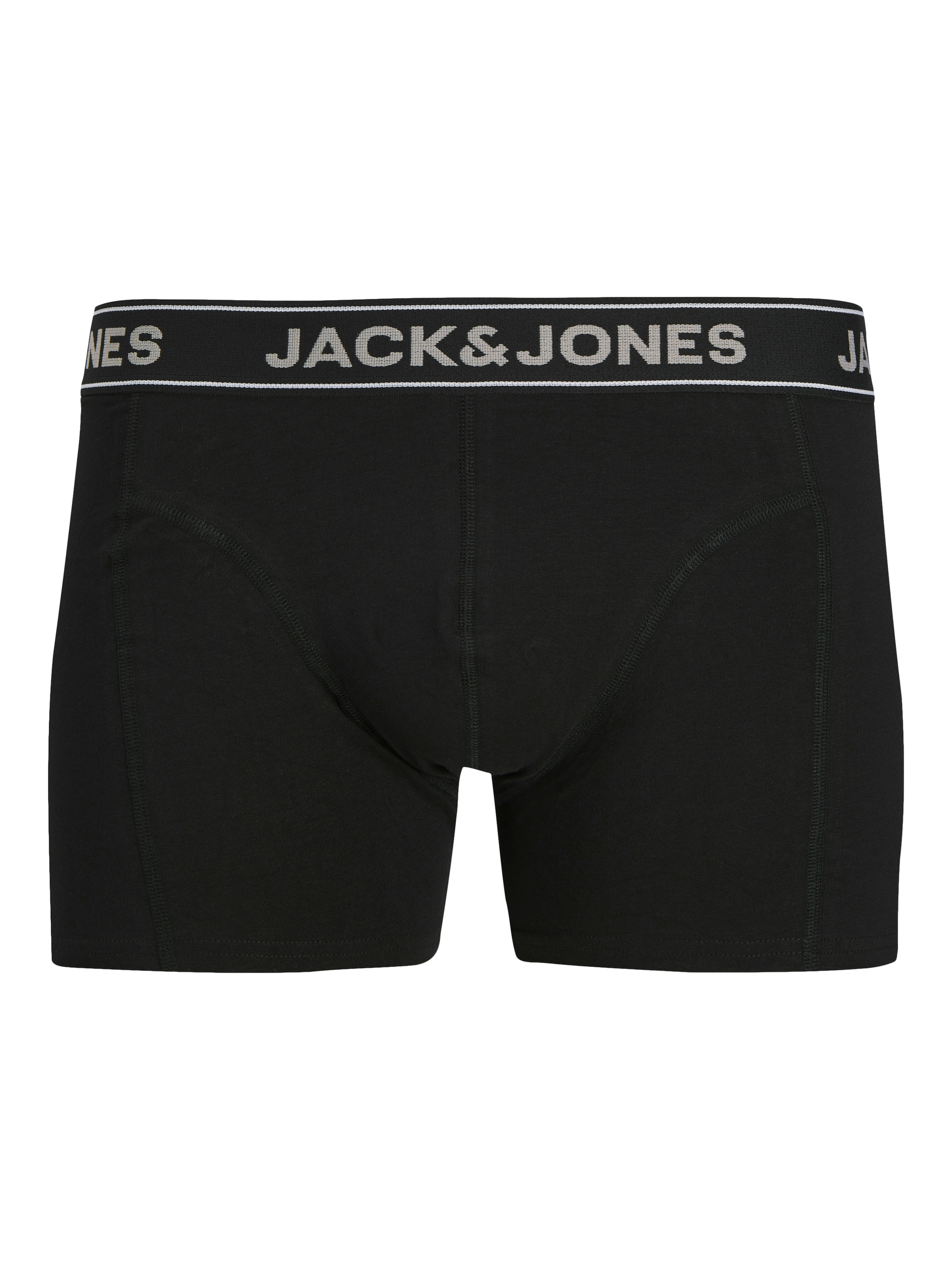 Jack & Jones Trunk »JACBLACK – Boxershorts mit Stretch, Jersey und mittlerer Taille« Packung, 3 Stk. unifarben, modisch, regular fit, Jersey