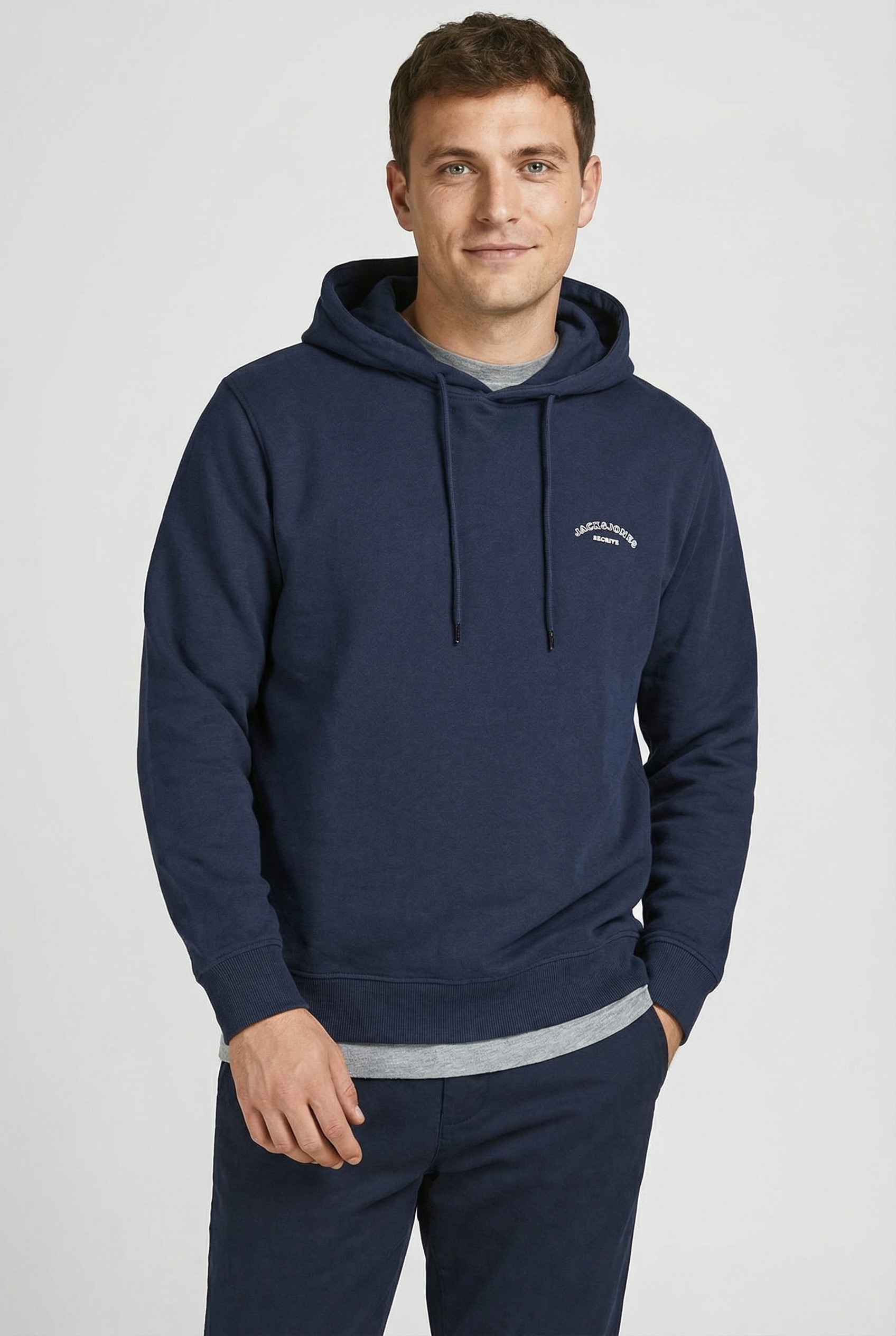 Jack & Jones Kapuzensweatshirt "JJCOLLEGE LOGO SWEAT HOOD"